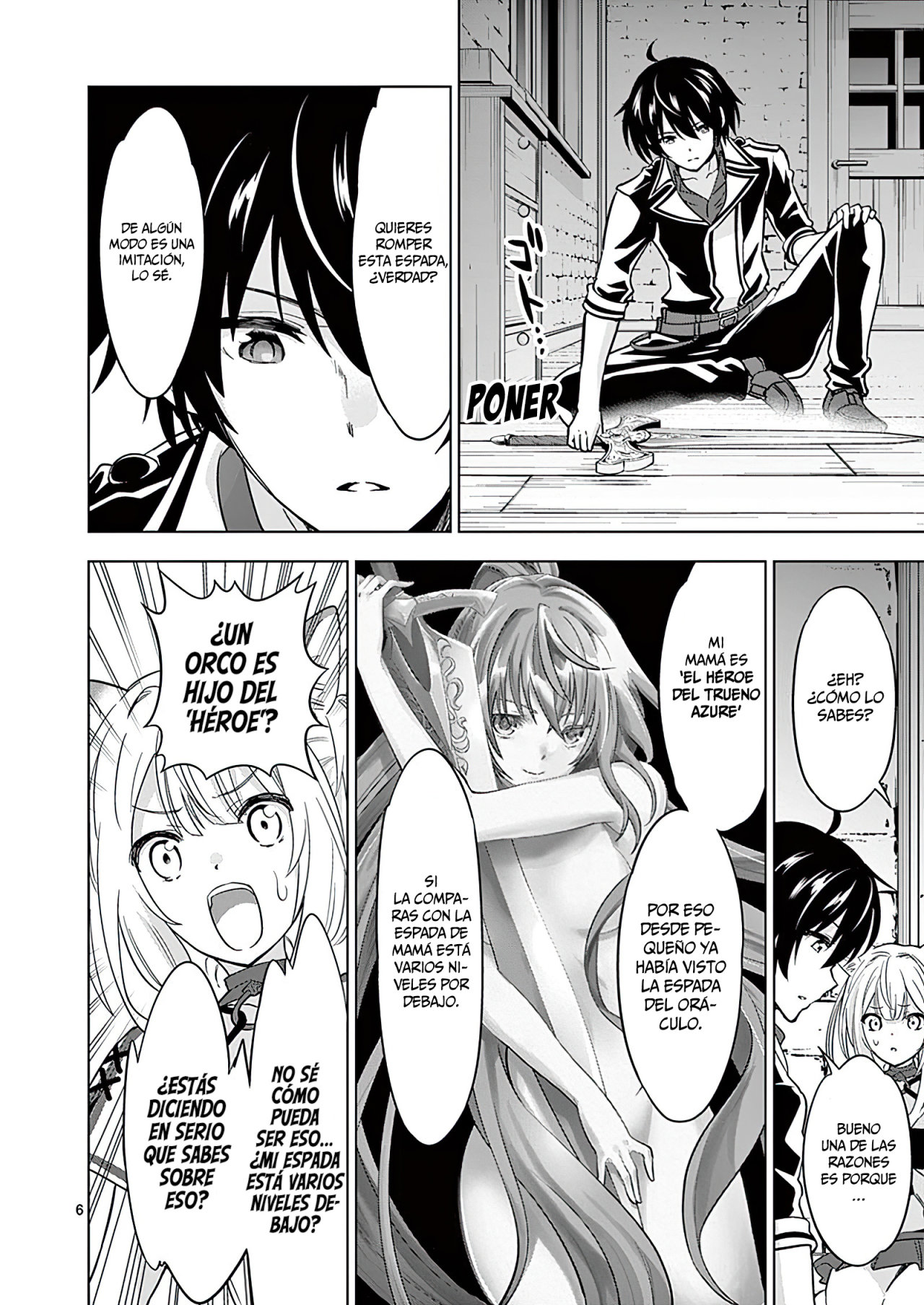 Shijou Saikyou Orc-san no Tanoshii Tanetsuke Harem Zukuri Capitulo 29: La Clase del Orco. página 8