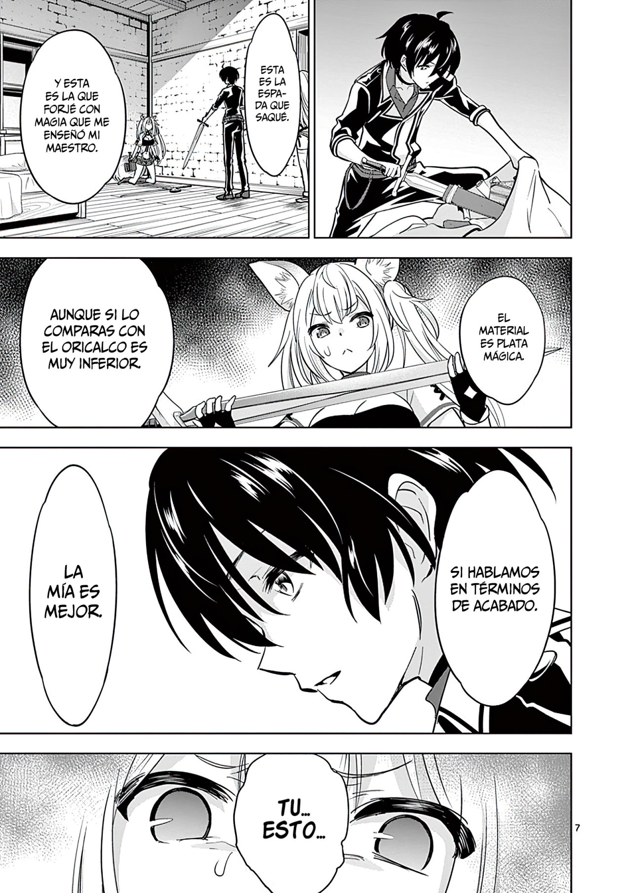 Shijou Saikyou Orc-san no Tanoshii Tanetsuke Harem Zukuri Capitulo 29: La Clase del Orco. página 9