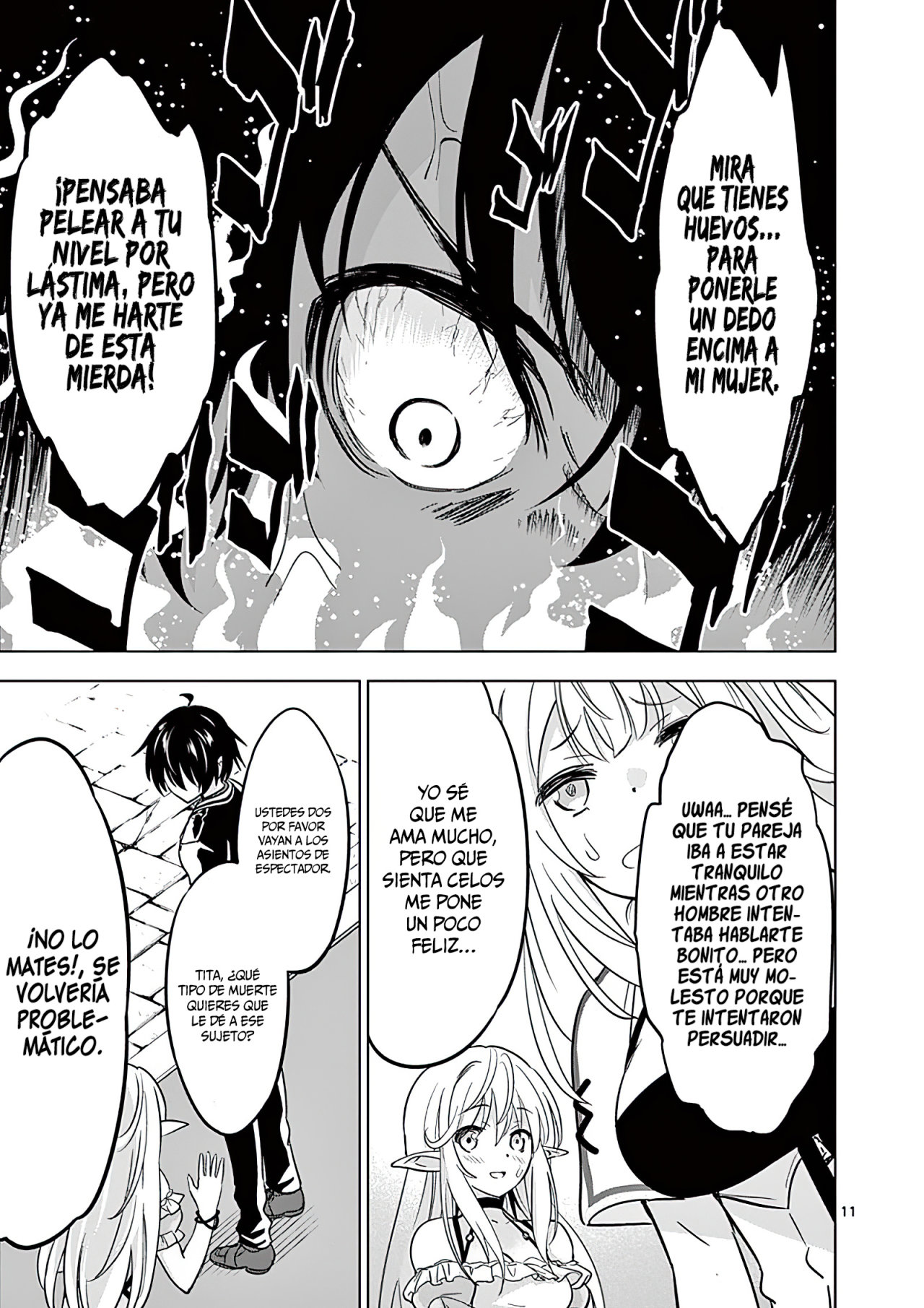 Shijou Saikyou Orc-san no Tanoshii Tanetsuke Harem Zukuri Capitulo 30: La Pasión del Orco. página 13