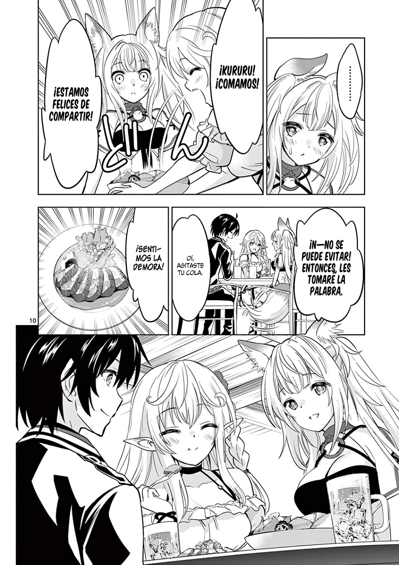 Shijou Saikyou Orc-san no Tanoshii Tanetsuke Harem Zukuri Capitulo 32: El Orco y la Celebración por la Victoria. página 12