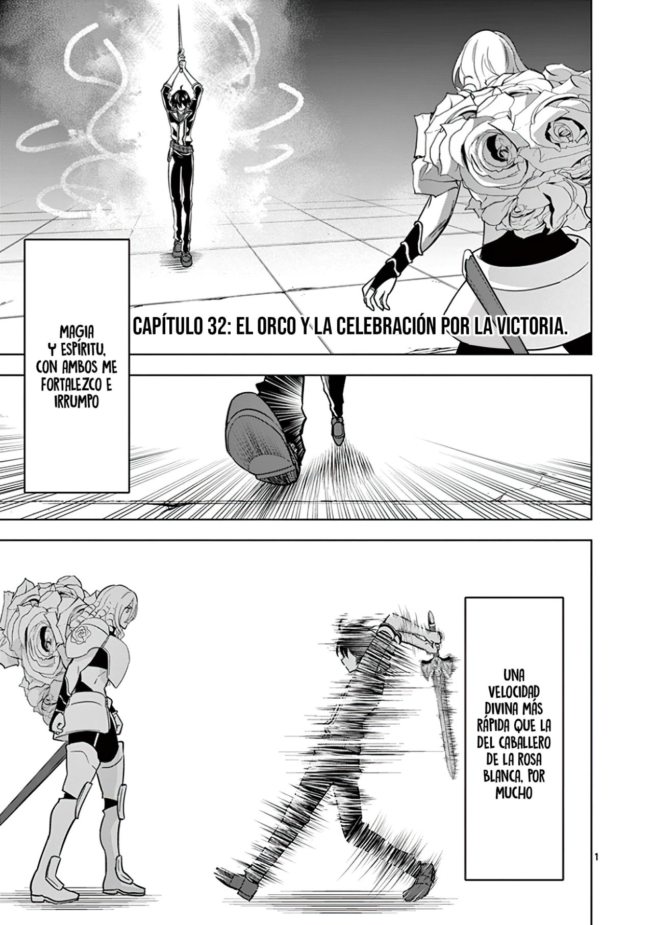 Shijou Saikyou Orc-san no Tanoshii Tanetsuke Harem Zukuri Capitulo 32: El Orco y la Celebración por la Victoria. página 3