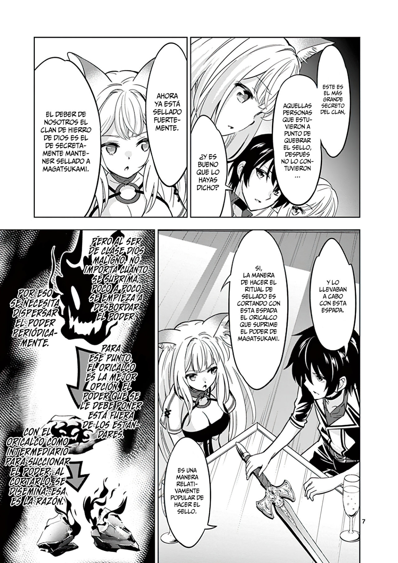 Shijou Saikyou Orc-san no Tanoshii Tanetsuke Harem Zukuri Capitulo 33: El Pasado Triste de la Kitsune y el Orco. página 10