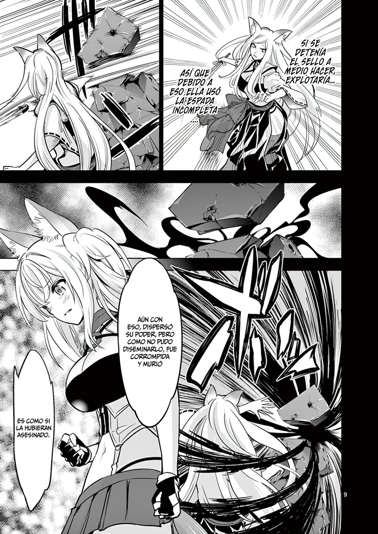 Shijou Saikyou Orc-san no Tanoshii Tanetsuke Harem Zukuri Capitulo 33: El Pasado Triste de la Kitsune y el Orco. página 12