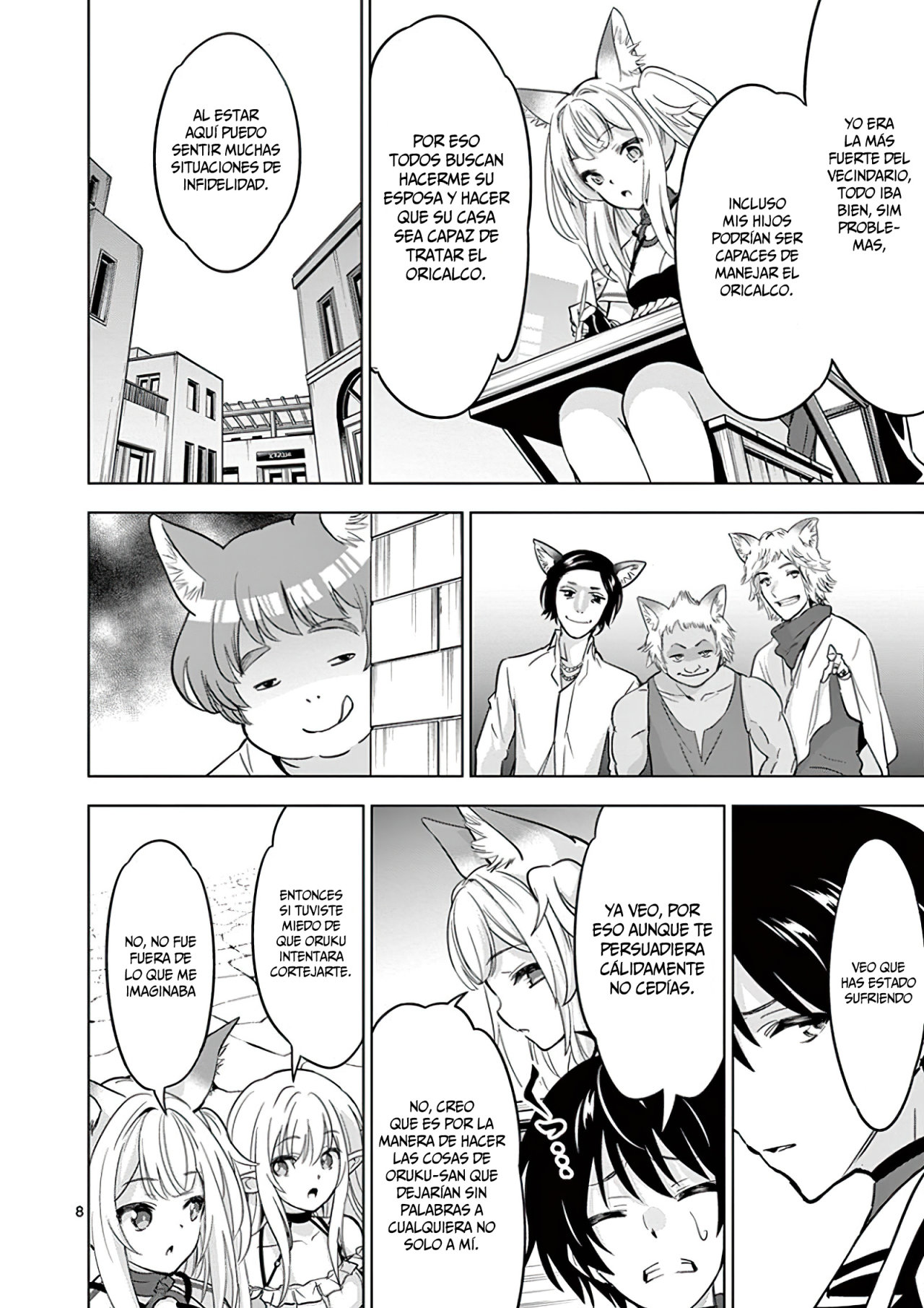 Shijou Saikyou Orc-san no Tanoshii Tanetsuke Harem Zukuri Capitulo 34: El Orco y la excavación del Oricalco. página 10