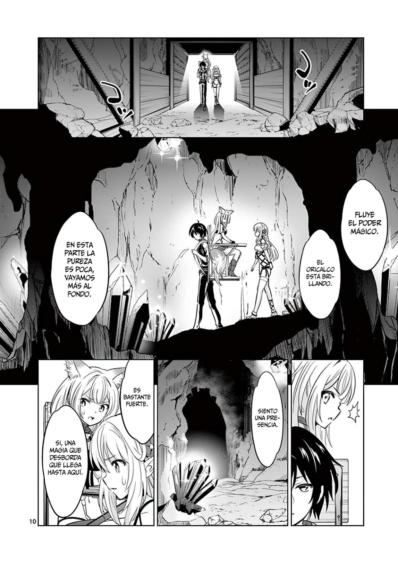 Shijou Saikyou Orc-san no Tanoshii Tanetsuke Harem Zukuri Capitulo 34: El Orco y la excavación del Oricalco. página 12