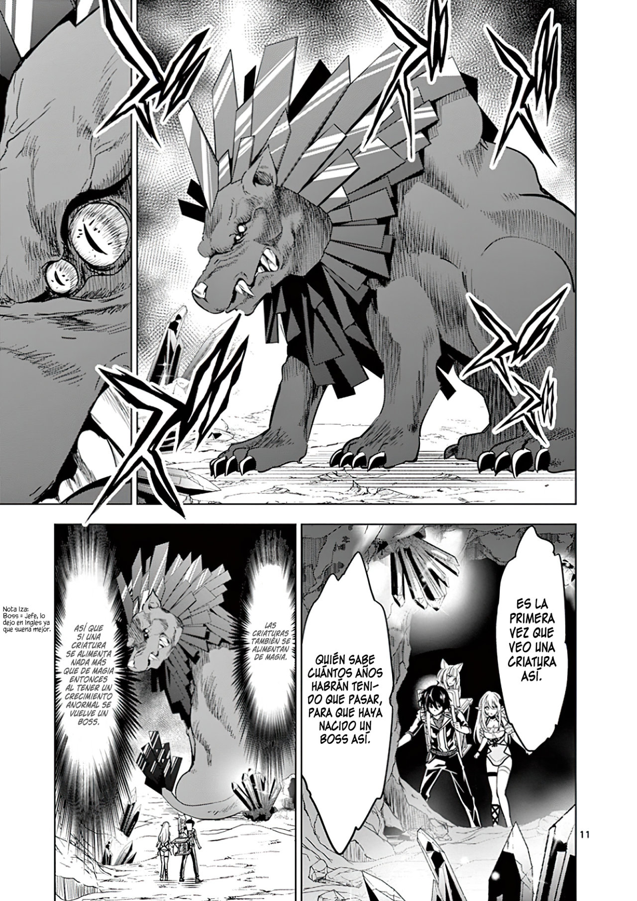 Shijou Saikyou Orc-san no Tanoshii Tanetsuke Harem Zukuri Capitulo 34: El Orco y la excavación del Oricalco. página 13