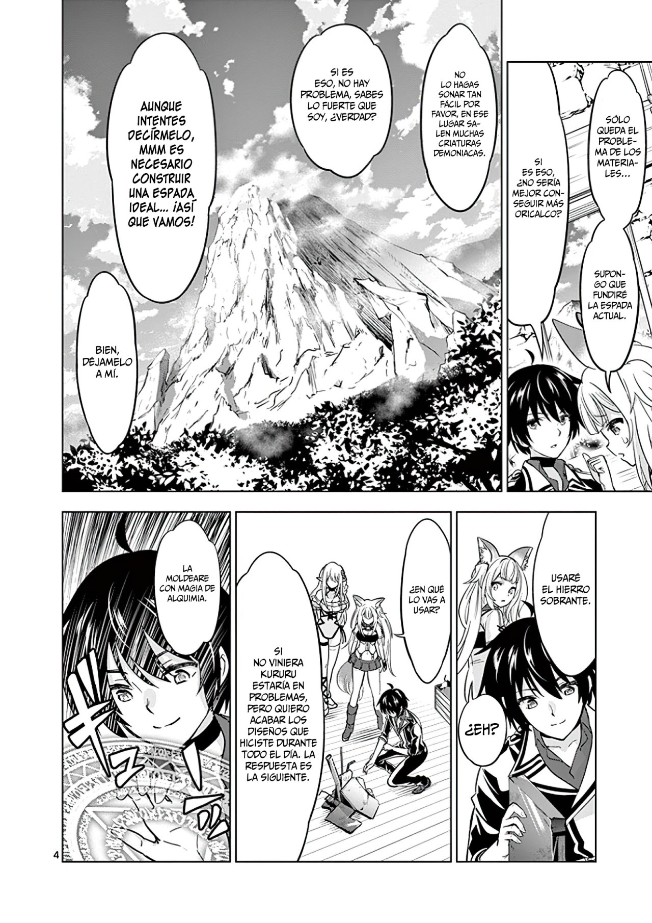 Shijou Saikyou Orc-san no Tanoshii Tanetsuke Harem Zukuri Capitulo 34: El Orco y la excavación del Oricalco. página 6