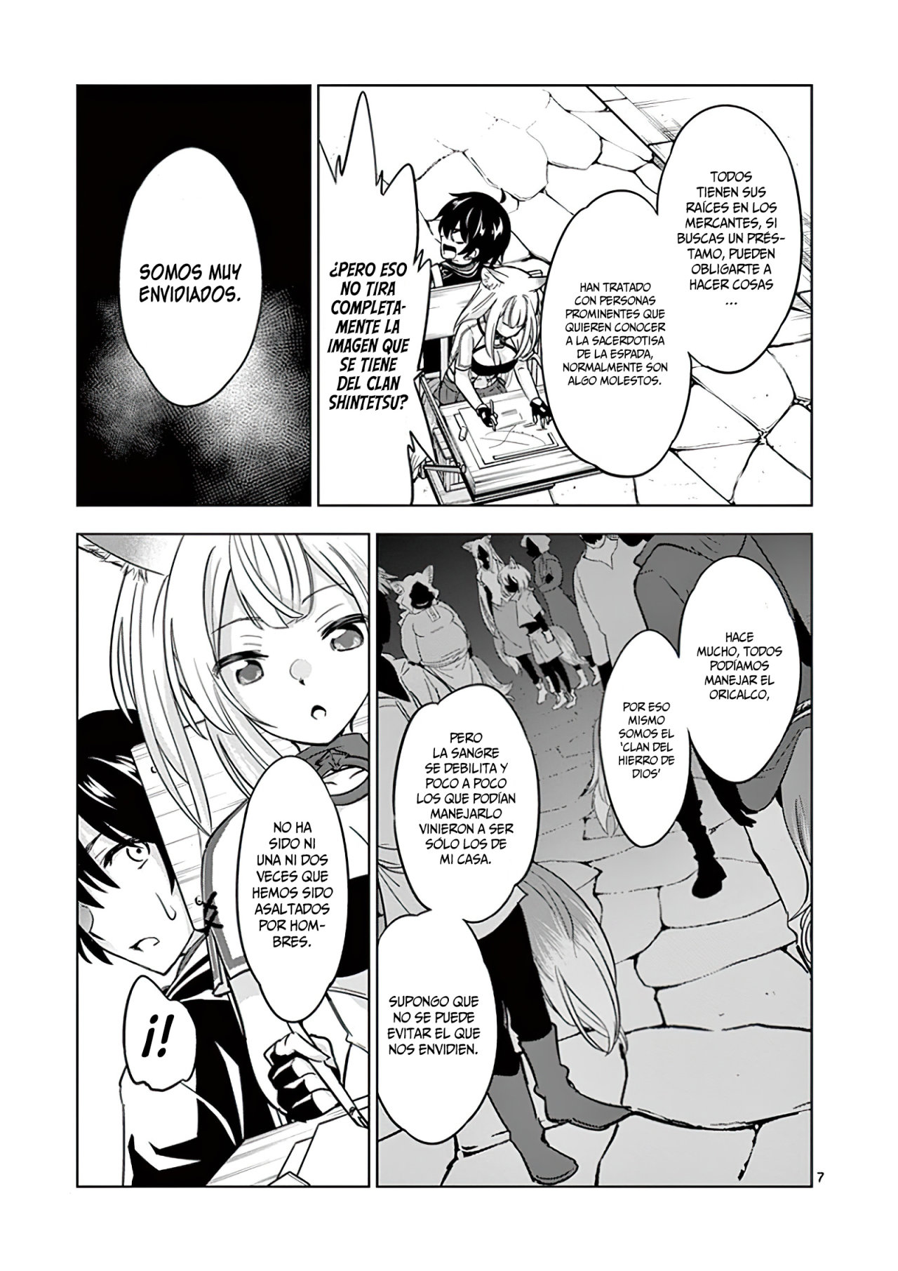 Shijou Saikyou Orc-san no Tanoshii Tanetsuke Harem Zukuri Capitulo 34: El Orco y la excavación del Oricalco. página 9