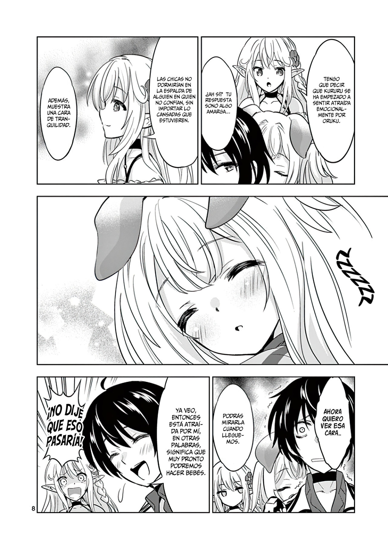 Shijou Saikyou Orc-san no Tanoshii Tanetsuke Harem Zukuri Capitulo 35: La Distancia con el Corazón del Orco. página 10