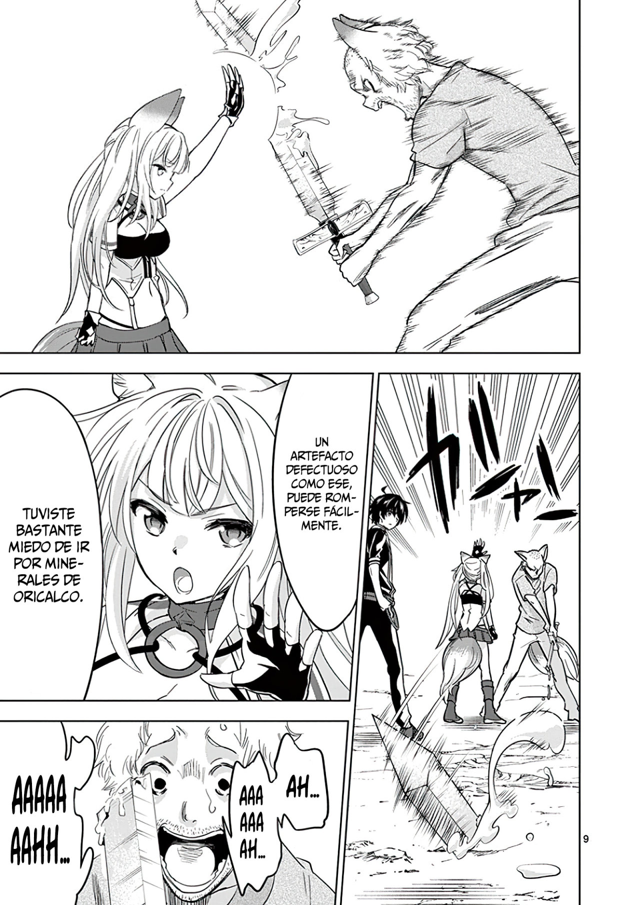 Shijou Saikyou Orc-san no Tanoshii Tanetsuke Harem Zukuri Capitulo 36: El Ángel y el Demonio del Orco. página 11