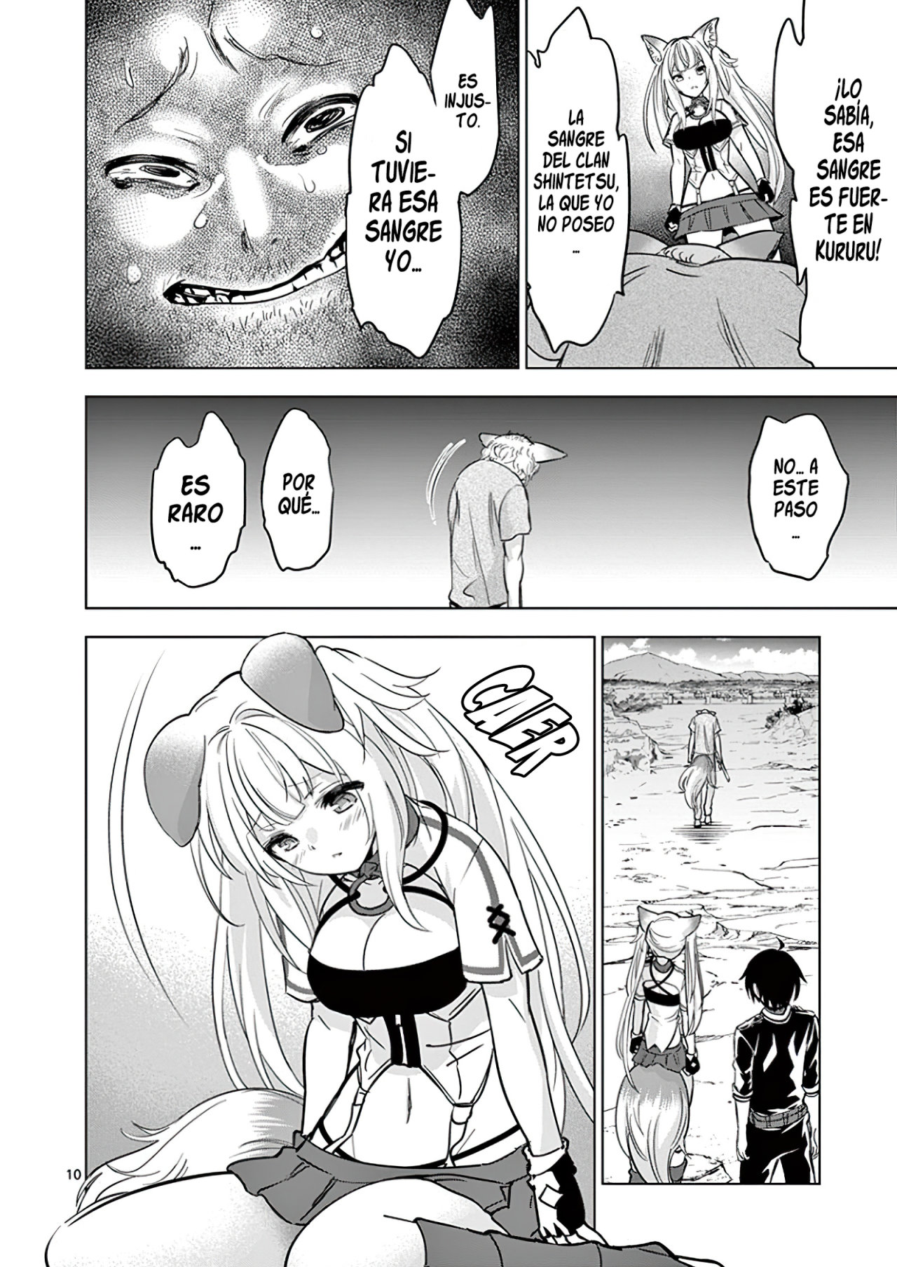 Shijou Saikyou Orc-san no Tanoshii Tanetsuke Harem Zukuri Capitulo 36: El Ángel y el Demonio del Orco. página 12