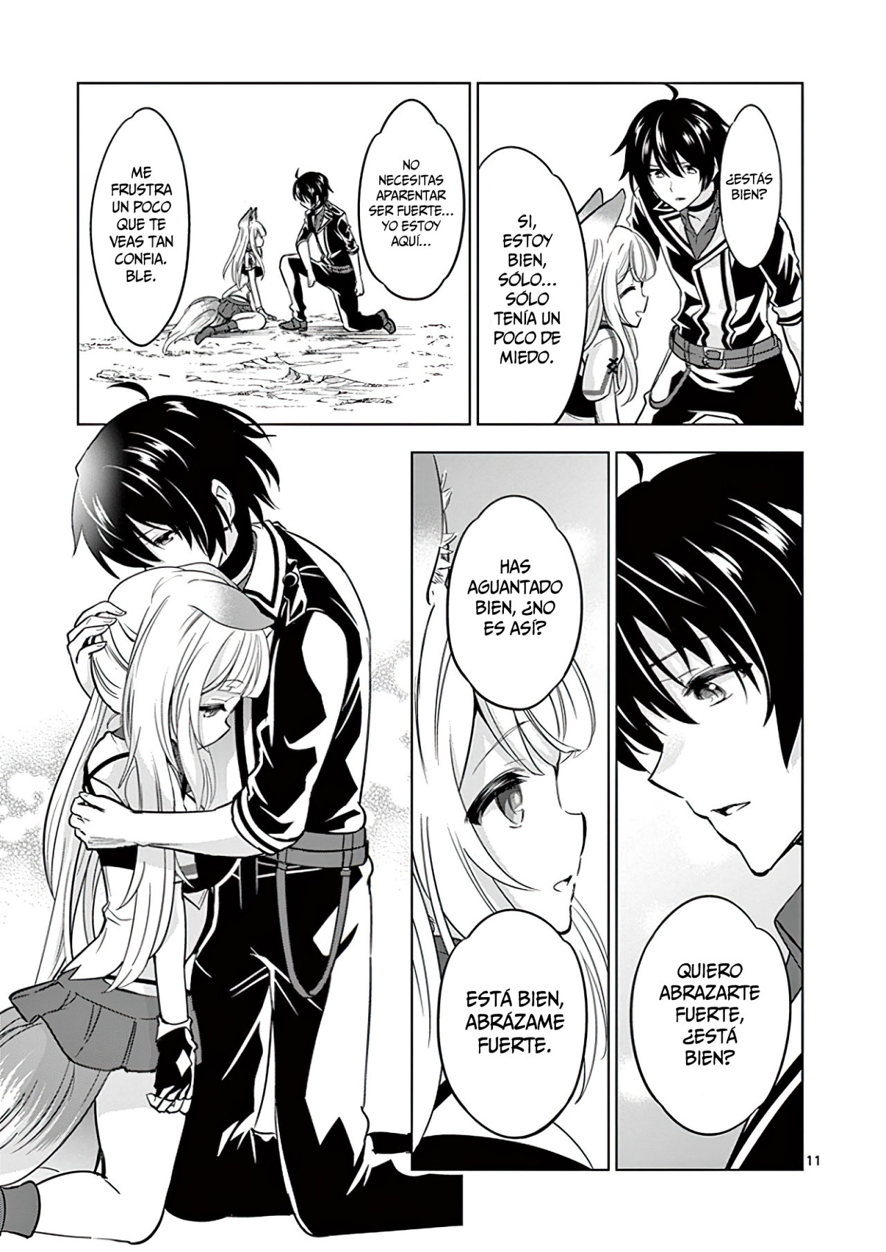 Shijou Saikyou Orc-san no Tanoshii Tanetsuke Harem Zukuri Capitulo 36: El Ángel y el Demonio del Orco. página 13