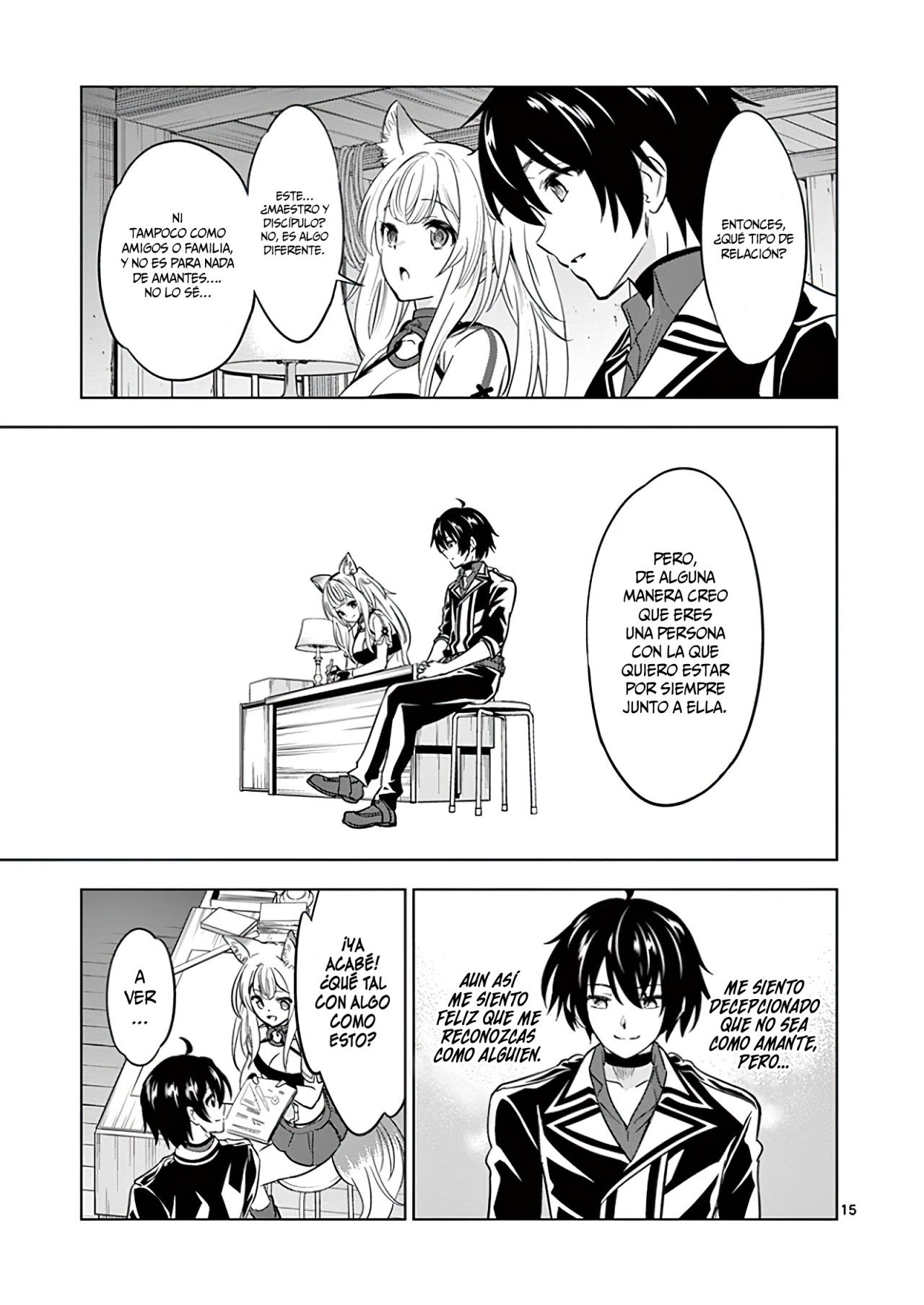 Shijou Saikyou Orc-san no Tanoshii Tanetsuke Harem Zukuri Capitulo 36: El Ángel y el Demonio del Orco. página 17