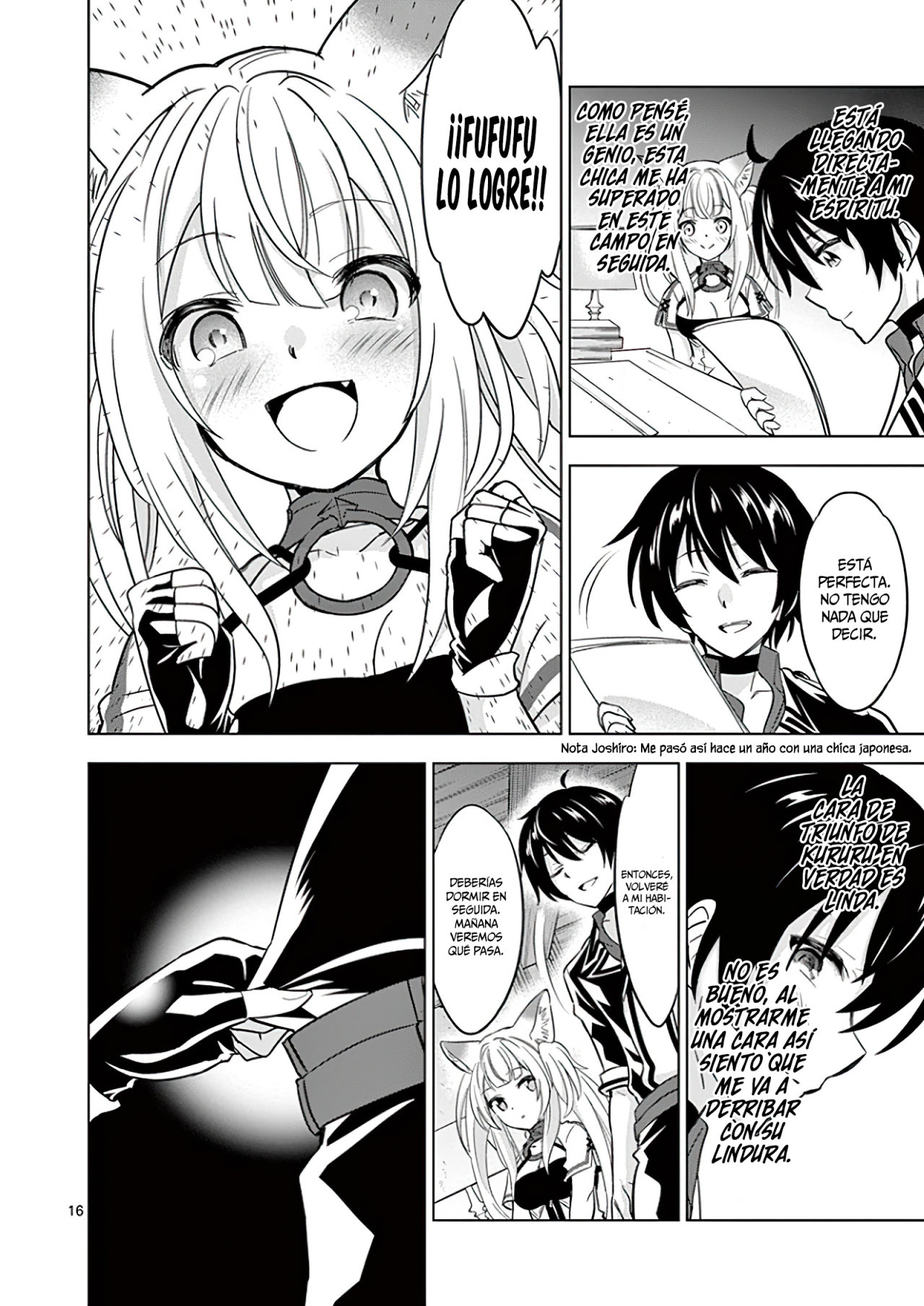 Shijou Saikyou Orc-san no Tanoshii Tanetsuke Harem Zukuri Capitulo 36: El Ángel y el Demonio del Orco. página 18