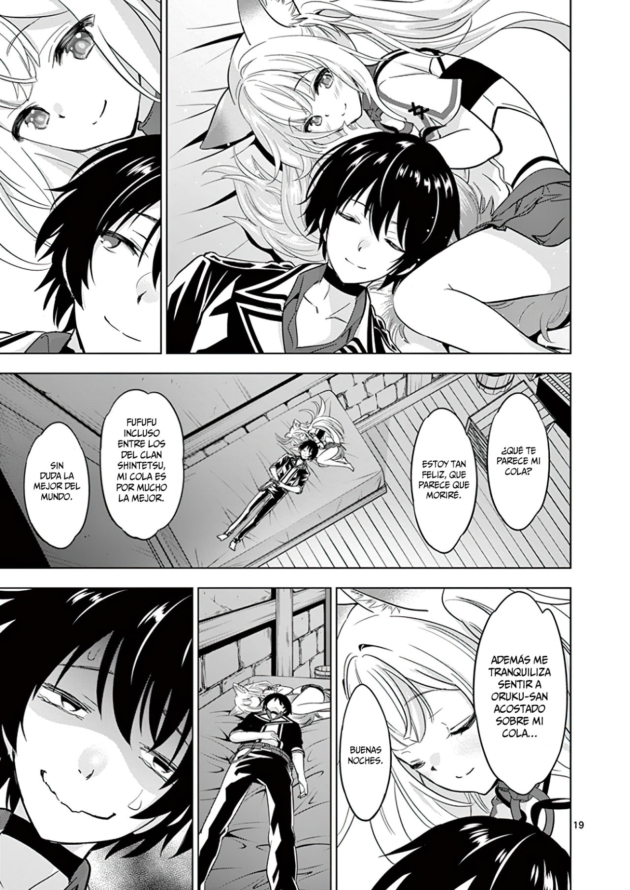 Shijou Saikyou Orc-san no Tanoshii Tanetsuke Harem Zukuri Capitulo 36: El Ángel y el Demonio del Orco. página 21