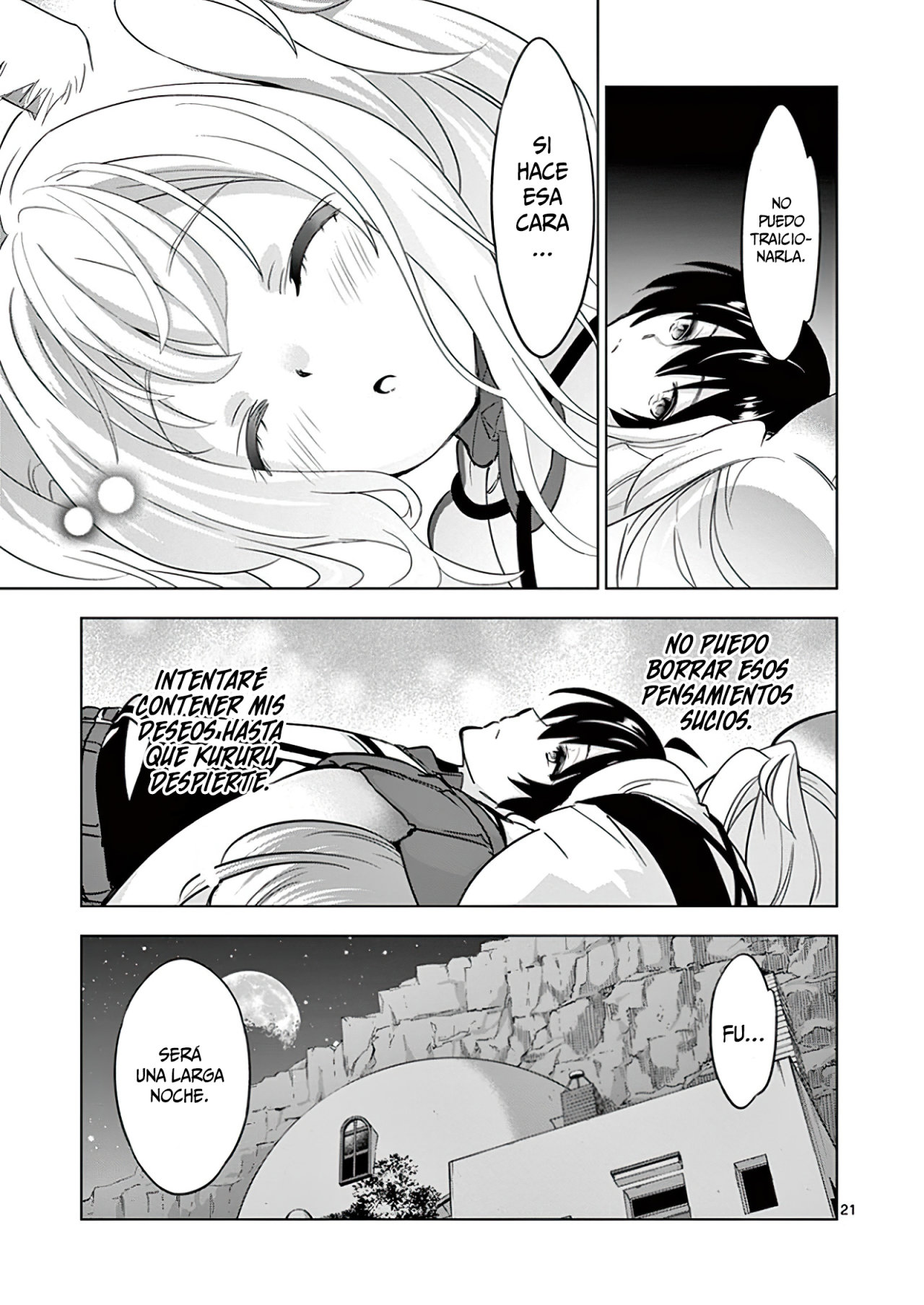 Shijou Saikyou Orc-san no Tanoshii Tanetsuke Harem Zukuri Capitulo 36: El Ángel y el Demonio del Orco. página 23