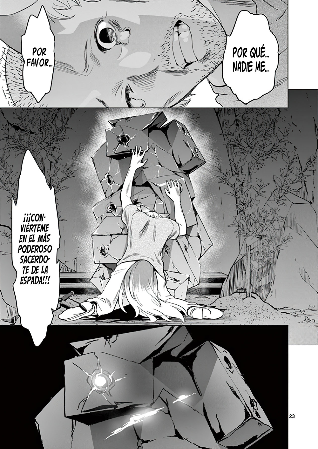 Shijou Saikyou Orc-san no Tanoshii Tanetsuke Harem Zukuri Capitulo 36: El Ángel y el Demonio del Orco. página 25