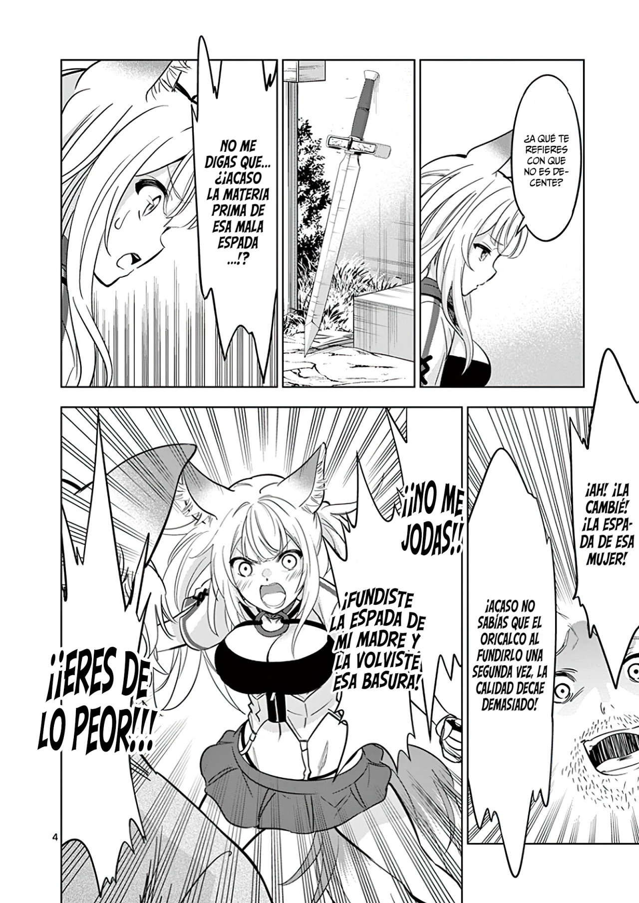Shijou Saikyou Orc-san no Tanoshii Tanetsuke Harem Zukuri Capitulo 36: El Ángel y el Demonio del Orco. página 6