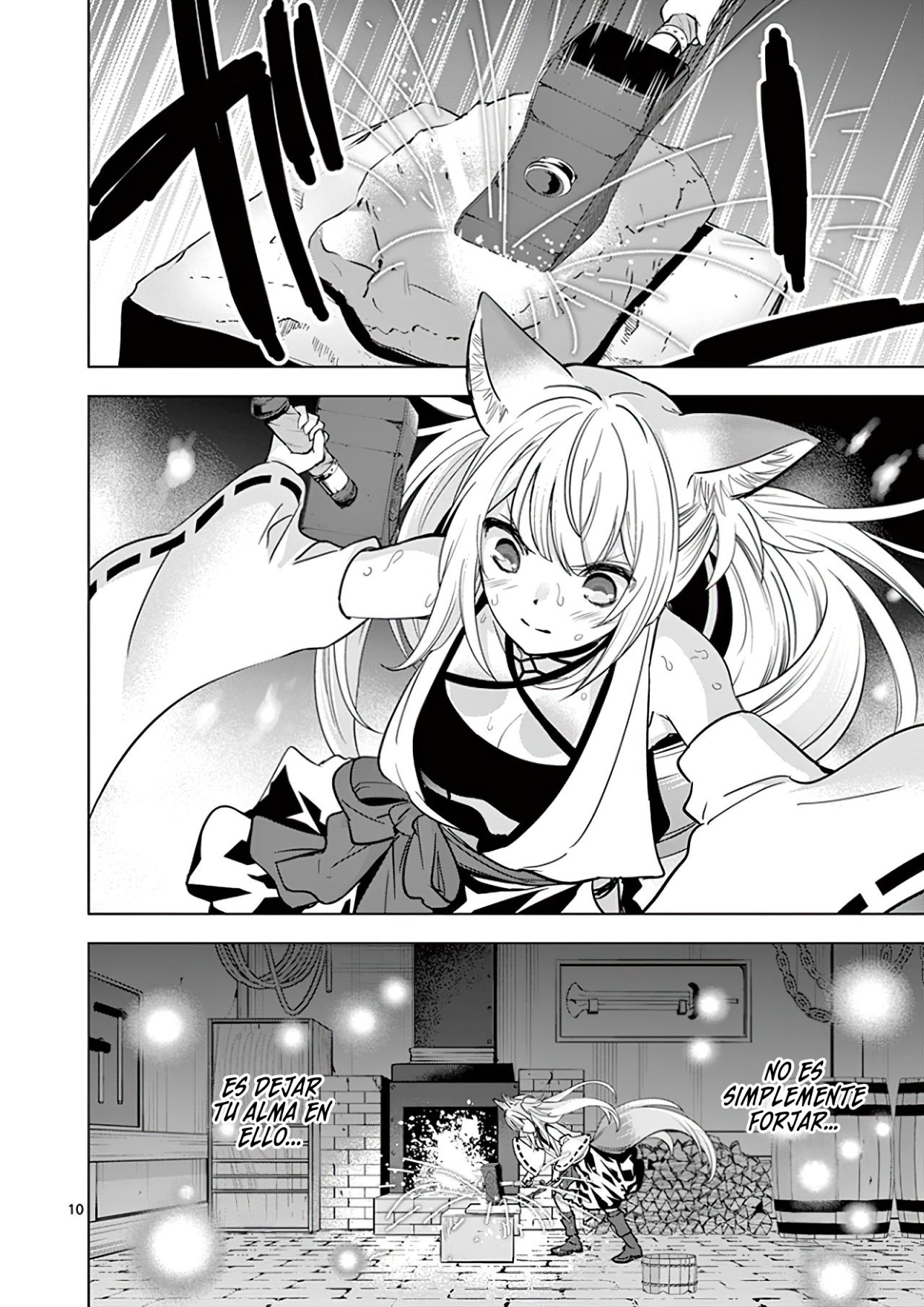 Shijou Saikyou Orc-san no Tanoshii Tanetsuke Harem Zukuri Capitulo 38: El Orco y el Muñeco de la Espada. página 13