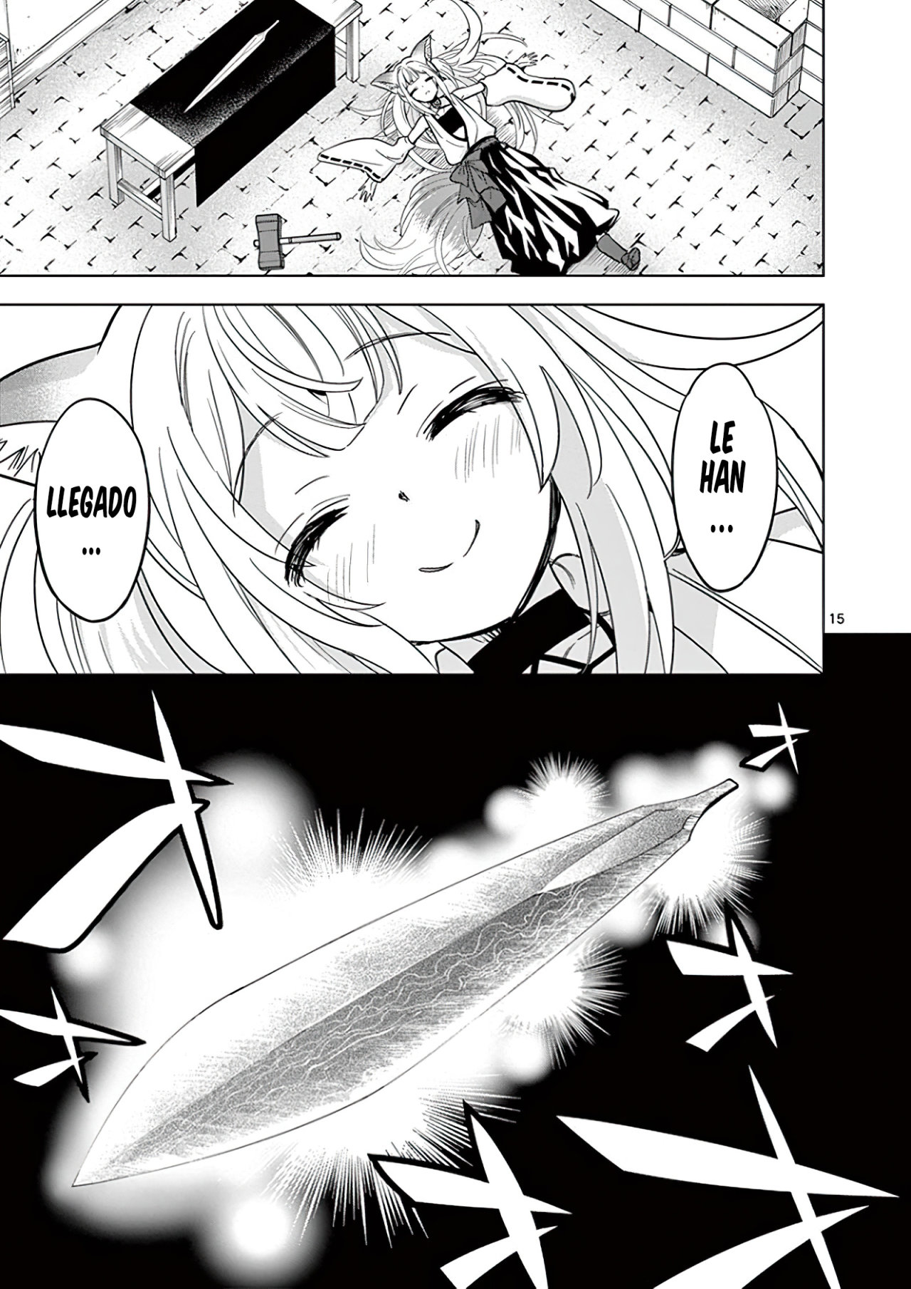 Shijou Saikyou Orc-san no Tanoshii Tanetsuke Harem Zukuri Capitulo 38: El Orco y el Muñeco de la Espada. página 18