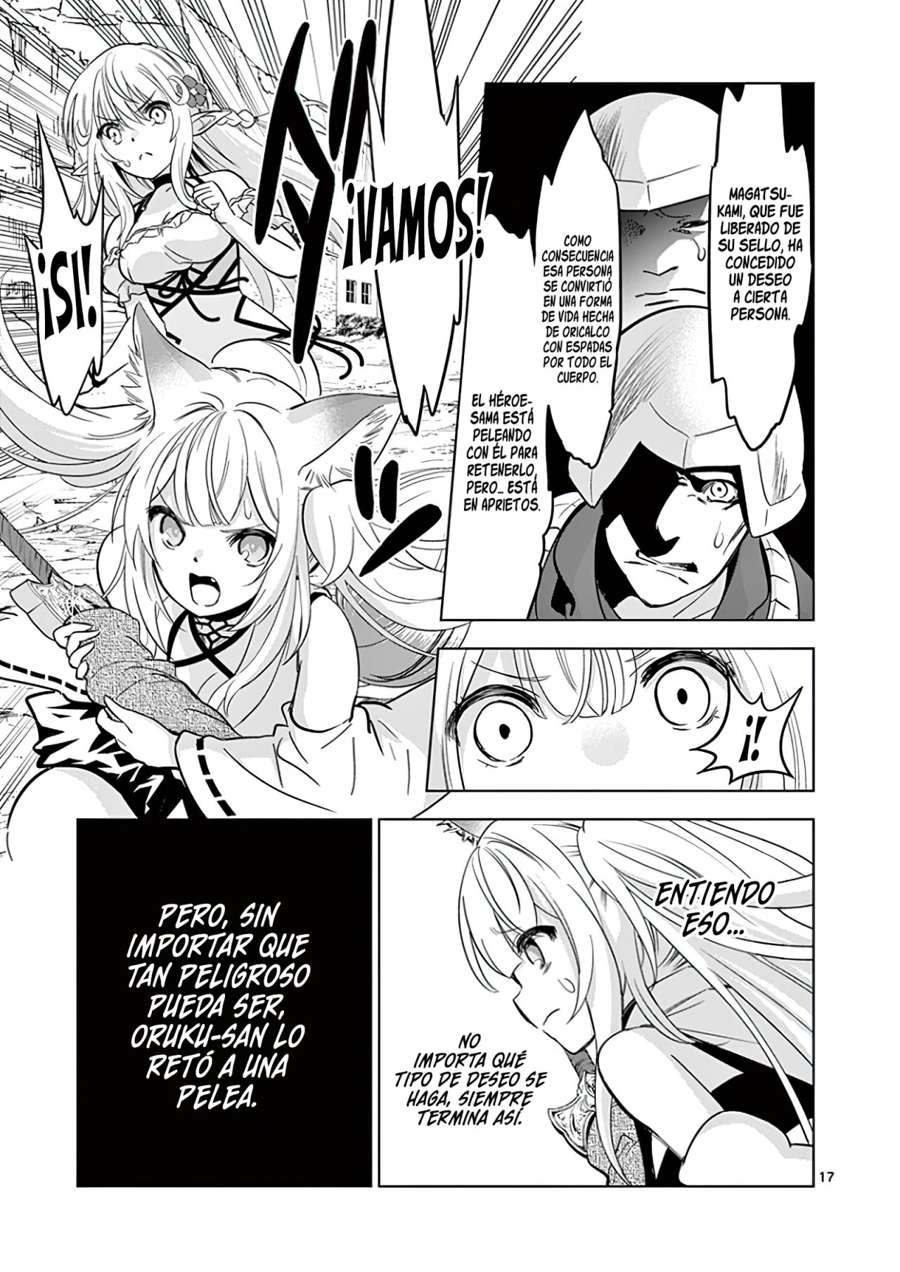 Shijou Saikyou Orc-san no Tanoshii Tanetsuke Harem Zukuri Capitulo 38: El Orco y el Muñeco de la Espada. página 20