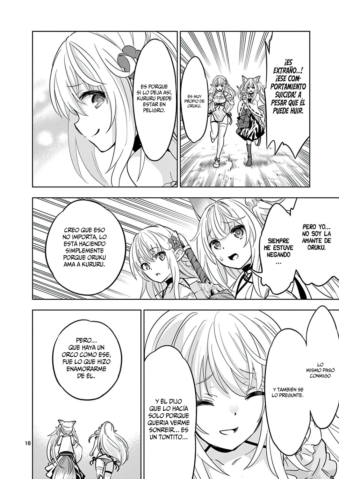Shijou Saikyou Orc-san no Tanoshii Tanetsuke Harem Zukuri Capitulo 38: El Orco y el Muñeco de la Espada. página 21