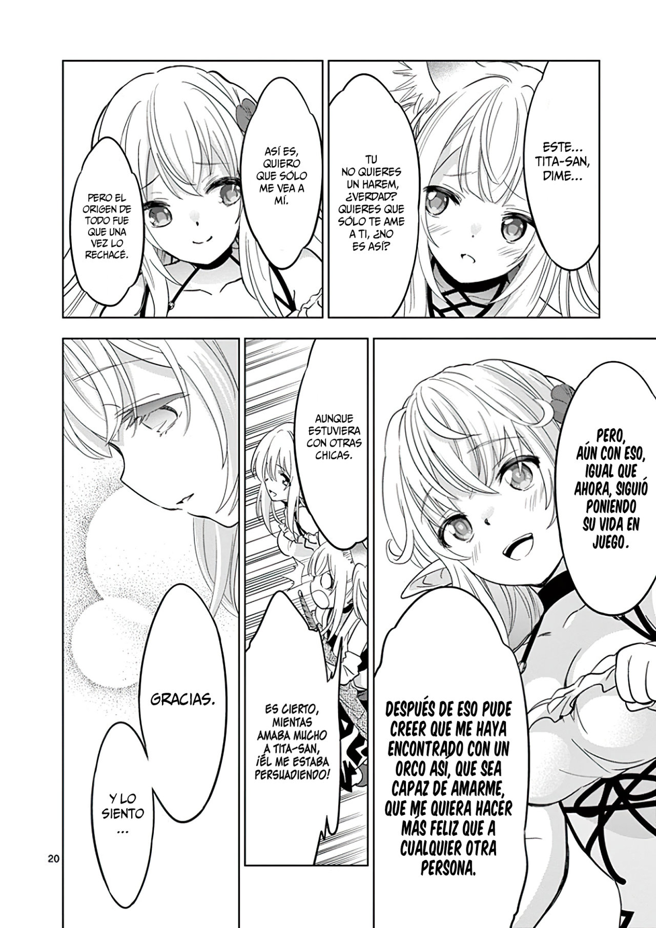 Shijou Saikyou Orc-san no Tanoshii Tanetsuke Harem Zukuri Capitulo 38: El Orco y el Muñeco de la Espada. página 23
