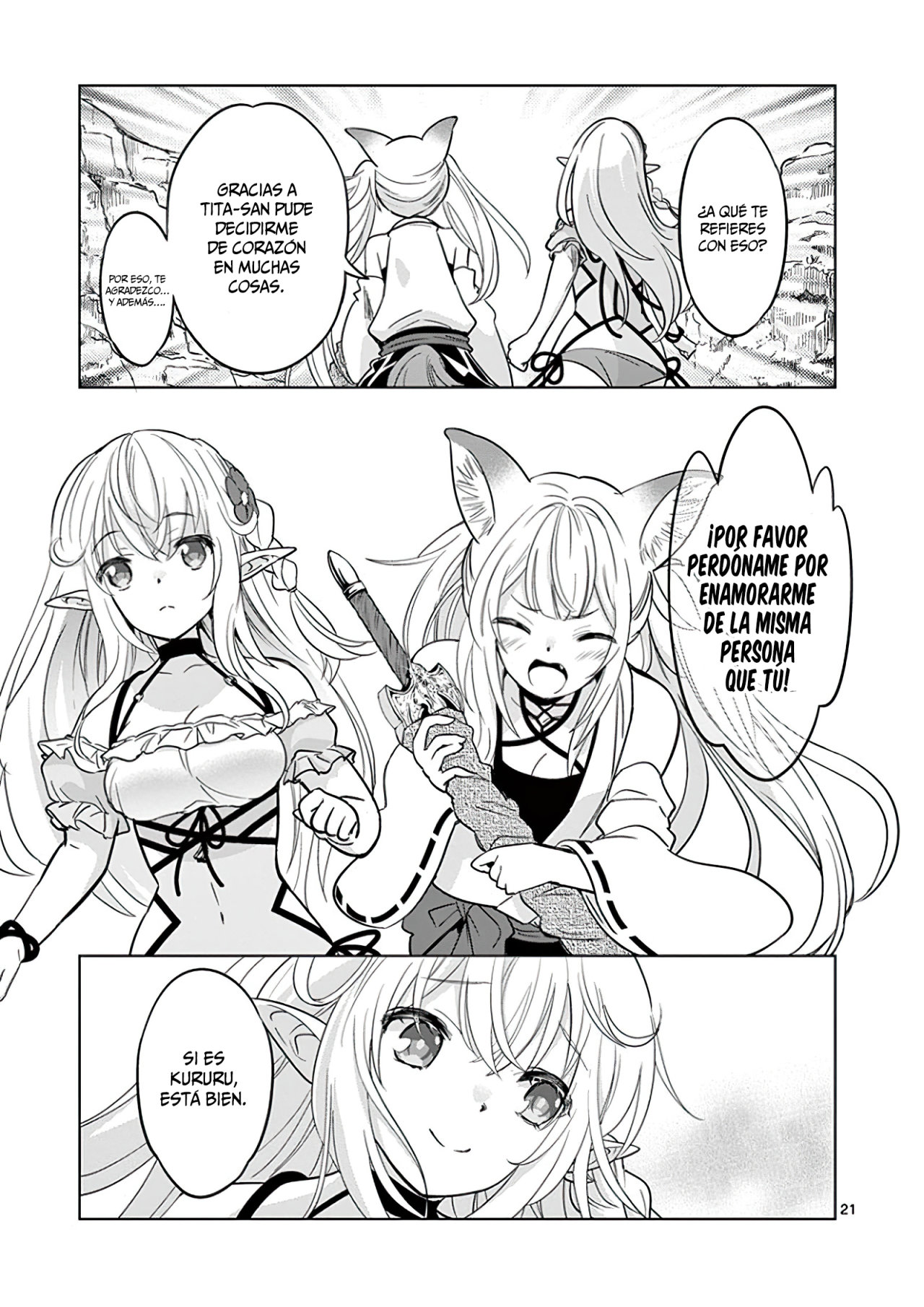 Shijou Saikyou Orc-san no Tanoshii Tanetsuke Harem Zukuri Capitulo 38: El Orco y el Muñeco de la Espada. página 24