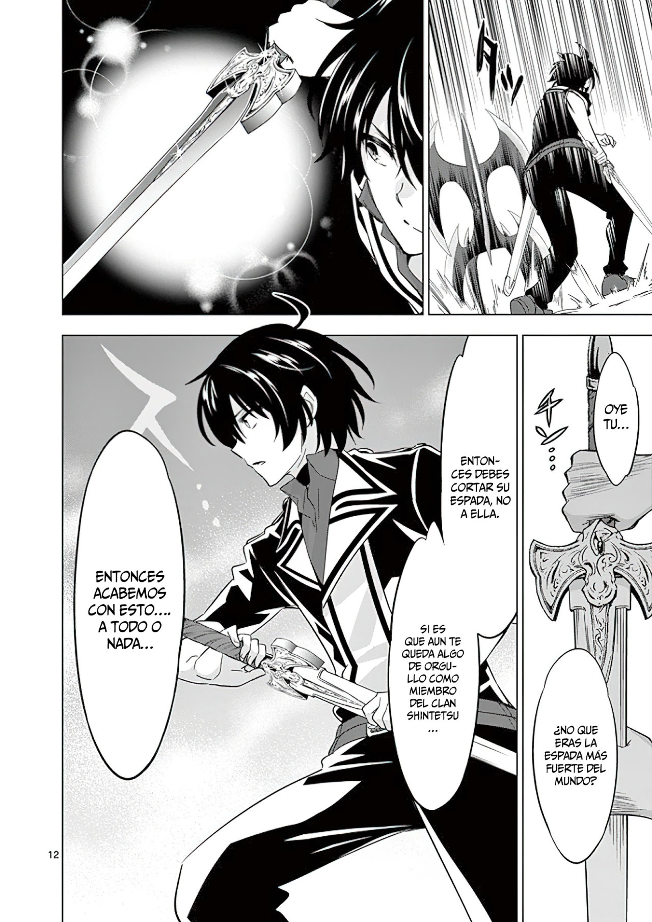 Shijou Saikyou Orc-san no Tanoshii Tanetsuke Harem Zukuri Capitulo 39: El Orco y la Verdadera Espada del Oráculo. página 15