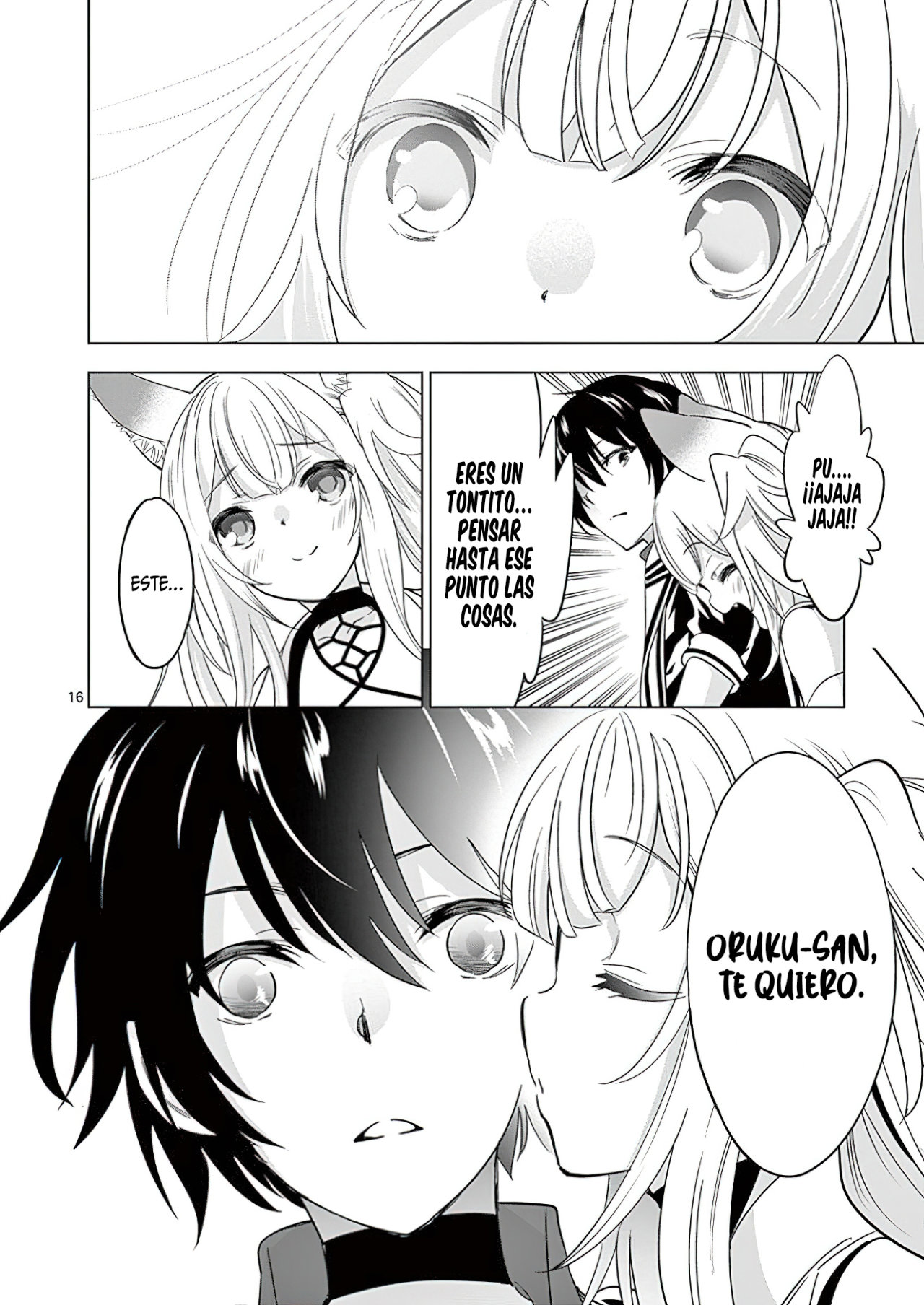Shijou Saikyou Orc-san no Tanoshii Tanetsuke Harem Zukuri Capitulo 39: El Orco y la Verdadera Espada del Oráculo. página 19