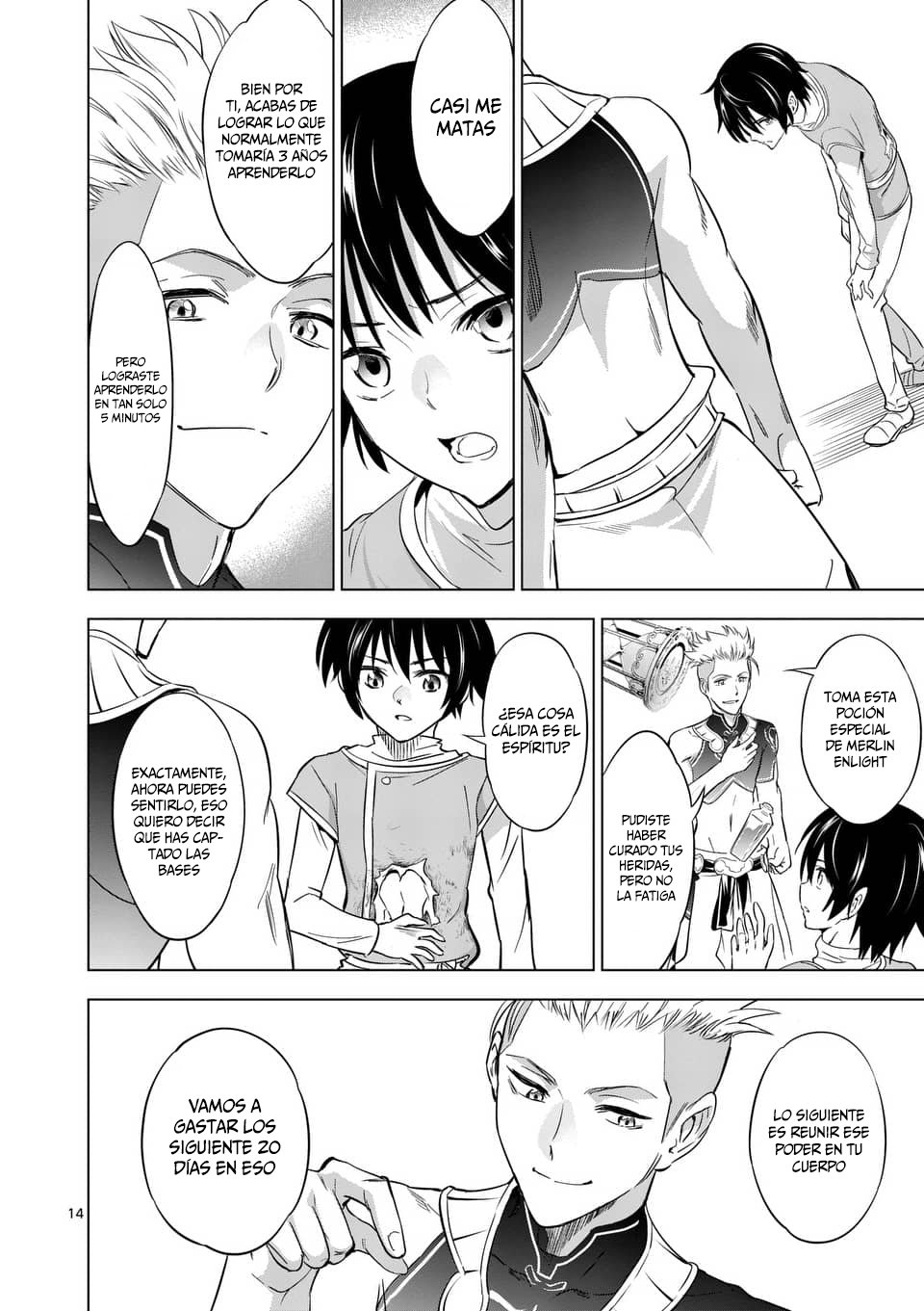 Shijou Saikyou Orc-san no Tanoshii Tanetsuke Harem Zukuri Capitulo 4: Entrenamiento de Rowland el Rey de las Artes Marciales página 15