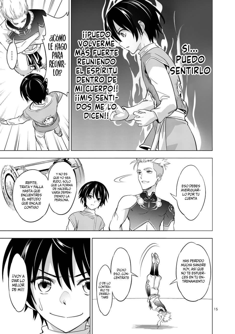 Shijou Saikyou Orc-san no Tanoshii Tanetsuke Harem Zukuri Capitulo 4: Entrenamiento de Rowland el Rey de las Artes Marciales página 16