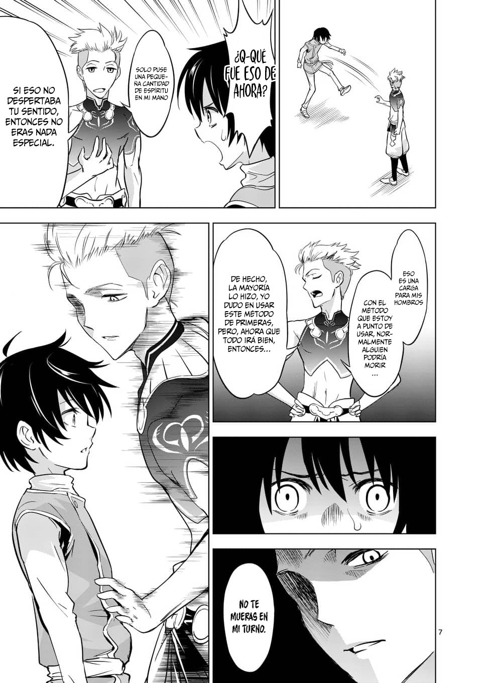Shijou Saikyou Orc-san no Tanoshii Tanetsuke Harem Zukuri Capitulo 4: Entrenamiento de Rowland el Rey de las Artes Marciales página 8