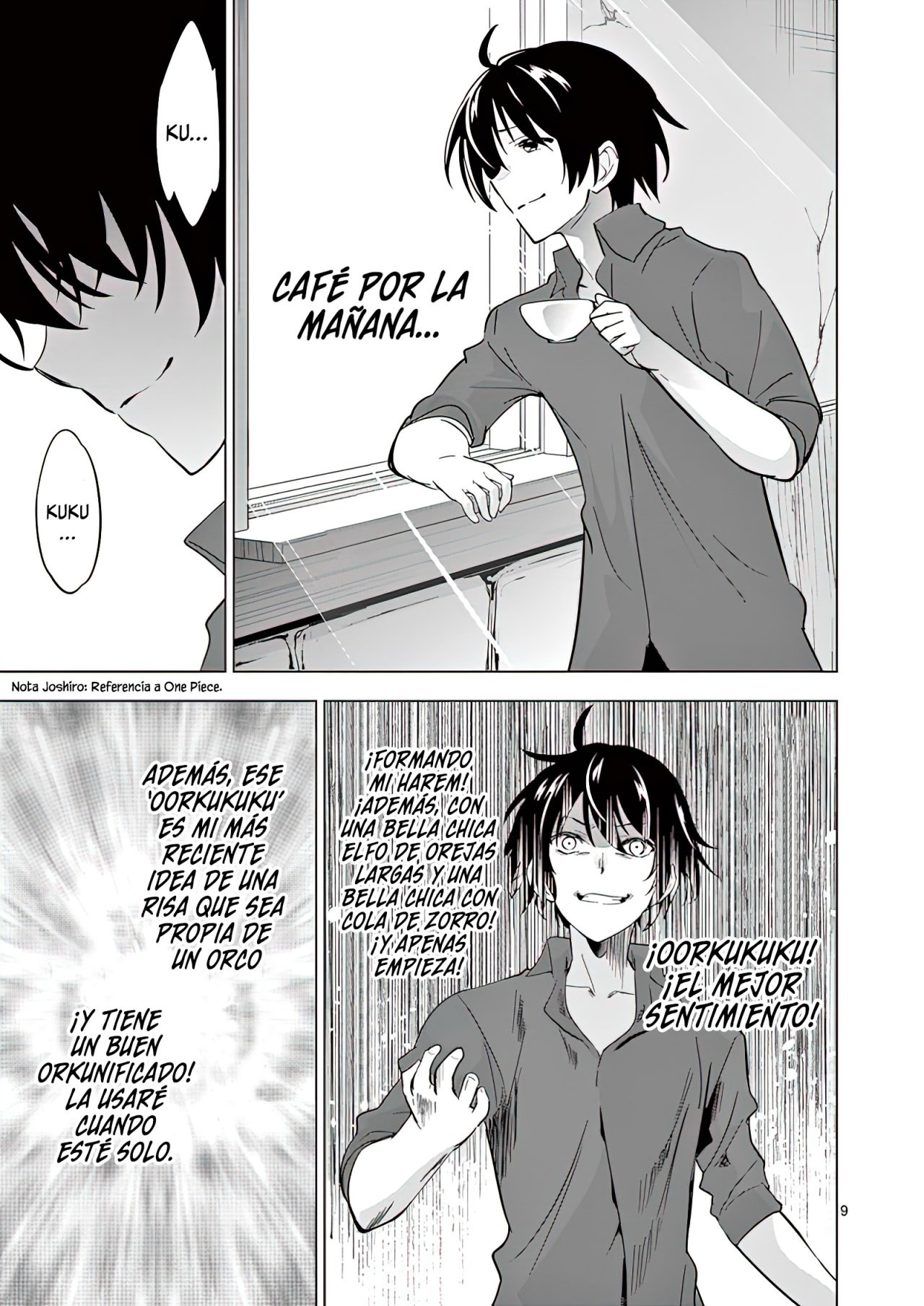 Shijou Saikyou Orc-san no Tanoshii Tanetsuke Harem Zukuri Capitulo 40: El Orco y la Kitsune se Unen. página 14