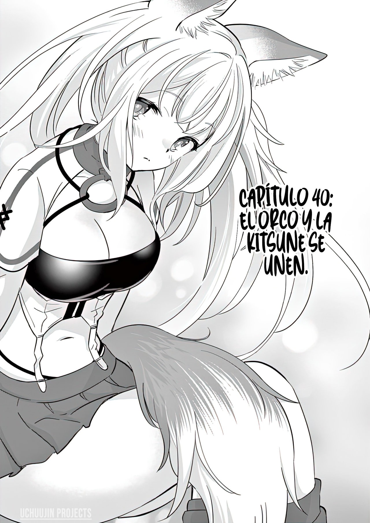 Shijou Saikyou Orc-san no Tanoshii Tanetsuke Harem Zukuri Capitulo 40: El Orco y la Kitsune se Unen. página 5
