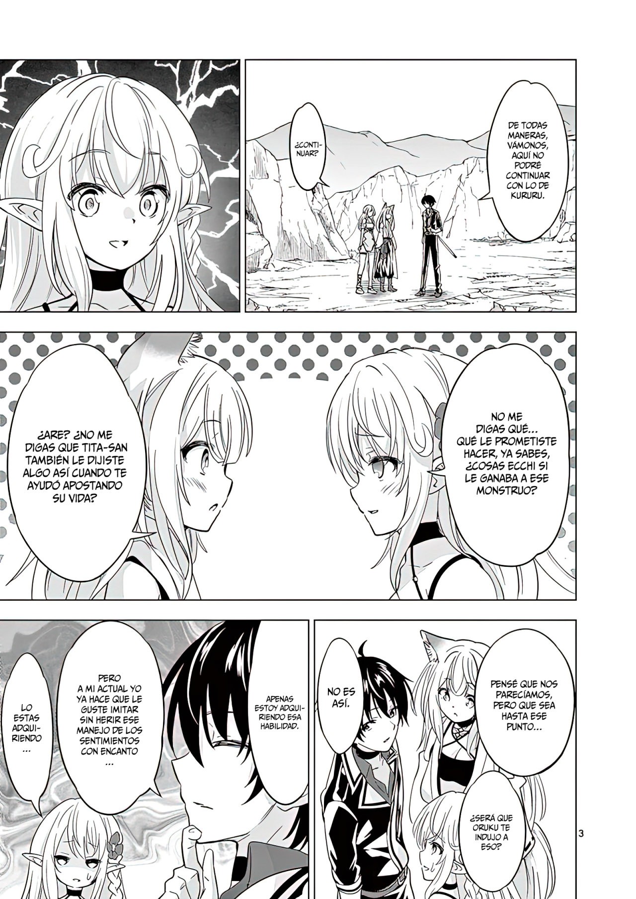 Shijou Saikyou Orc-san no Tanoshii Tanetsuke Harem Zukuri Capitulo 40: El Orco y la Kitsune se Unen. página 7