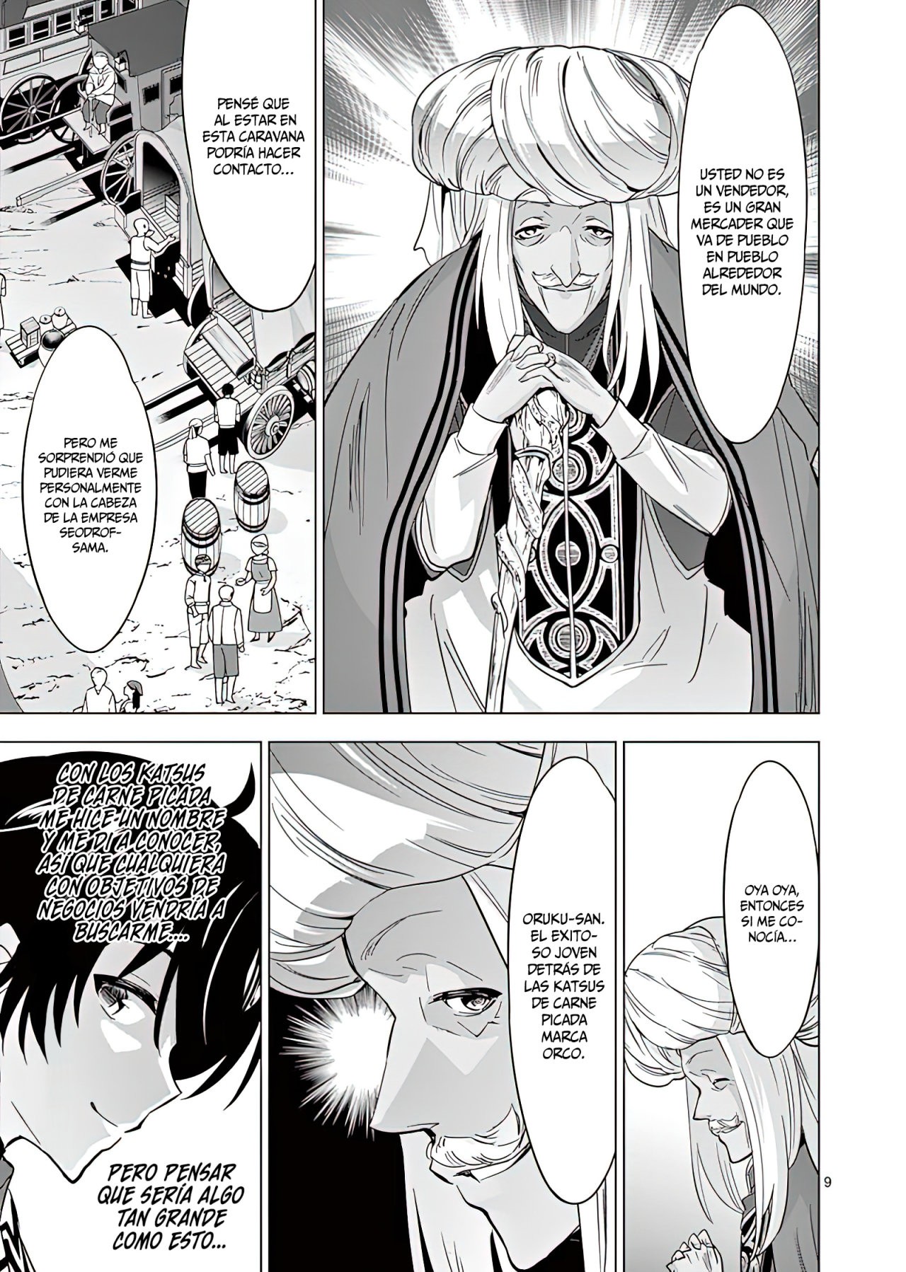Shijou Saikyou Orc-san no Tanoshii Tanetsuke Harem Zukuri Capitulo 41: Comercio con el Orco. página 12