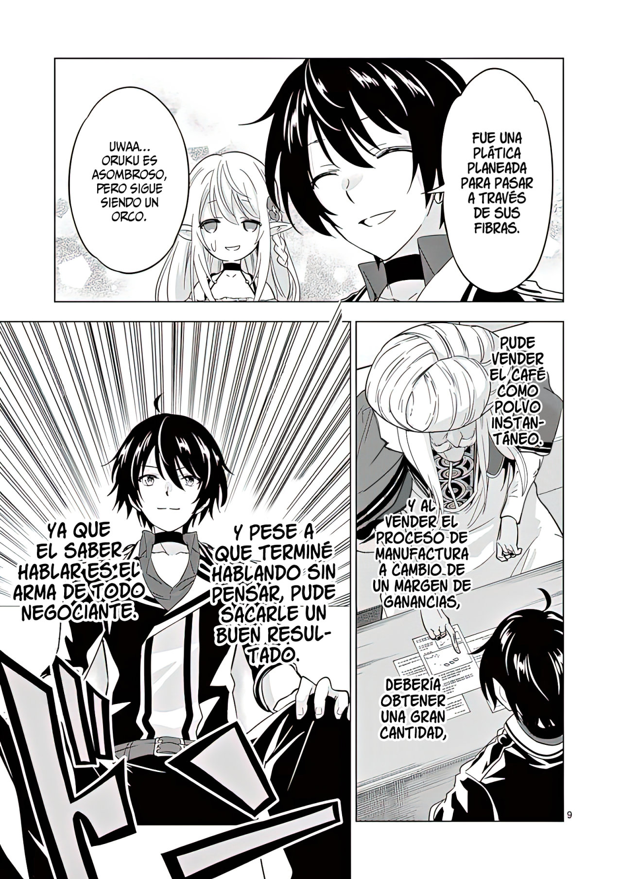 Shijou Saikyou Orc-san no Tanoshii Tanetsuke Harem Zukuri Capitulo 43: La mezcla-orco de las personas que disfrutan algo distinto. página 12