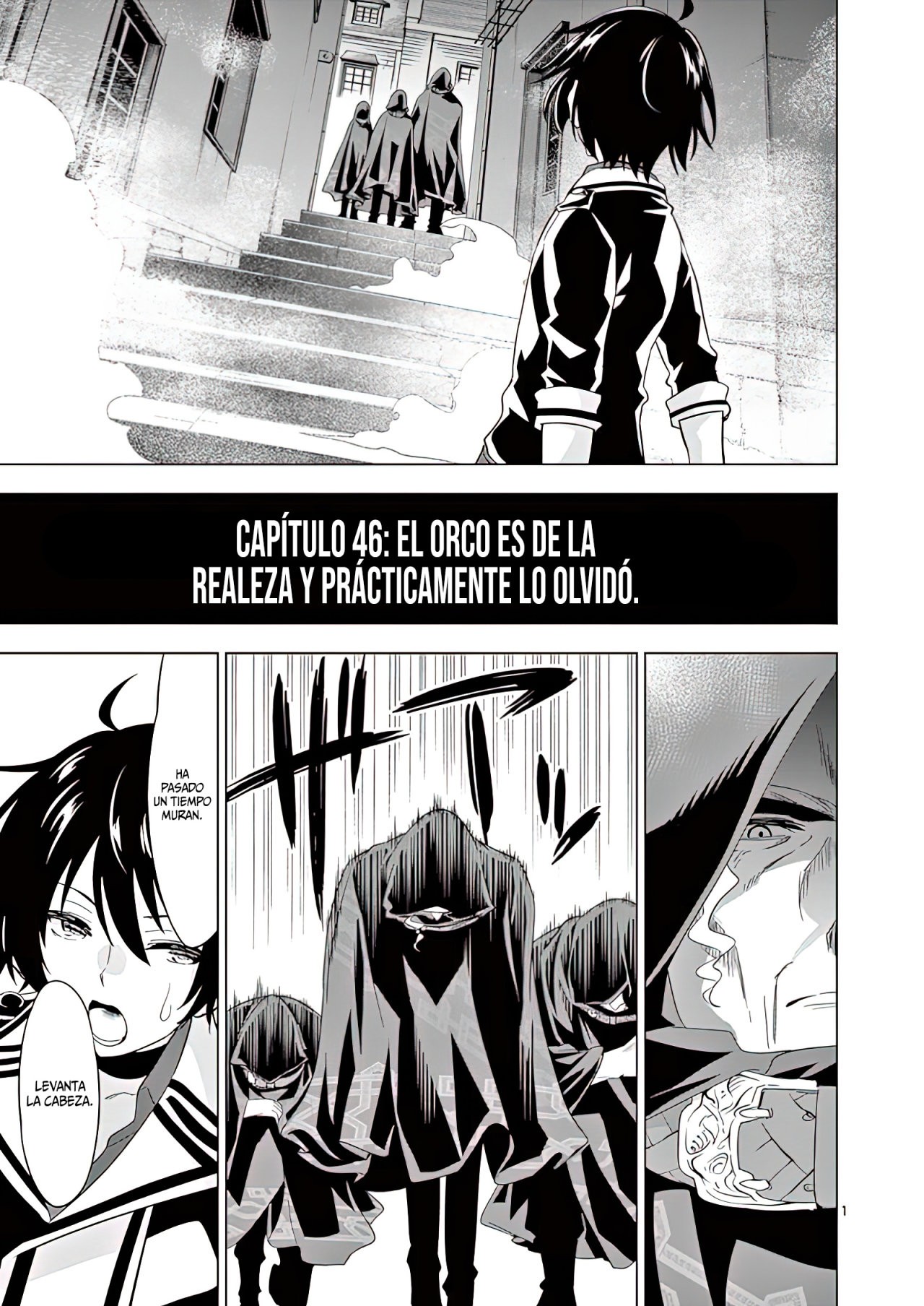 Shijou Saikyou Orc-san no Tanoshii Tanetsuke Harem Zukuri Capitulo 46: El Orco es de la Realeza y prácticamente lo olvidó. página 4