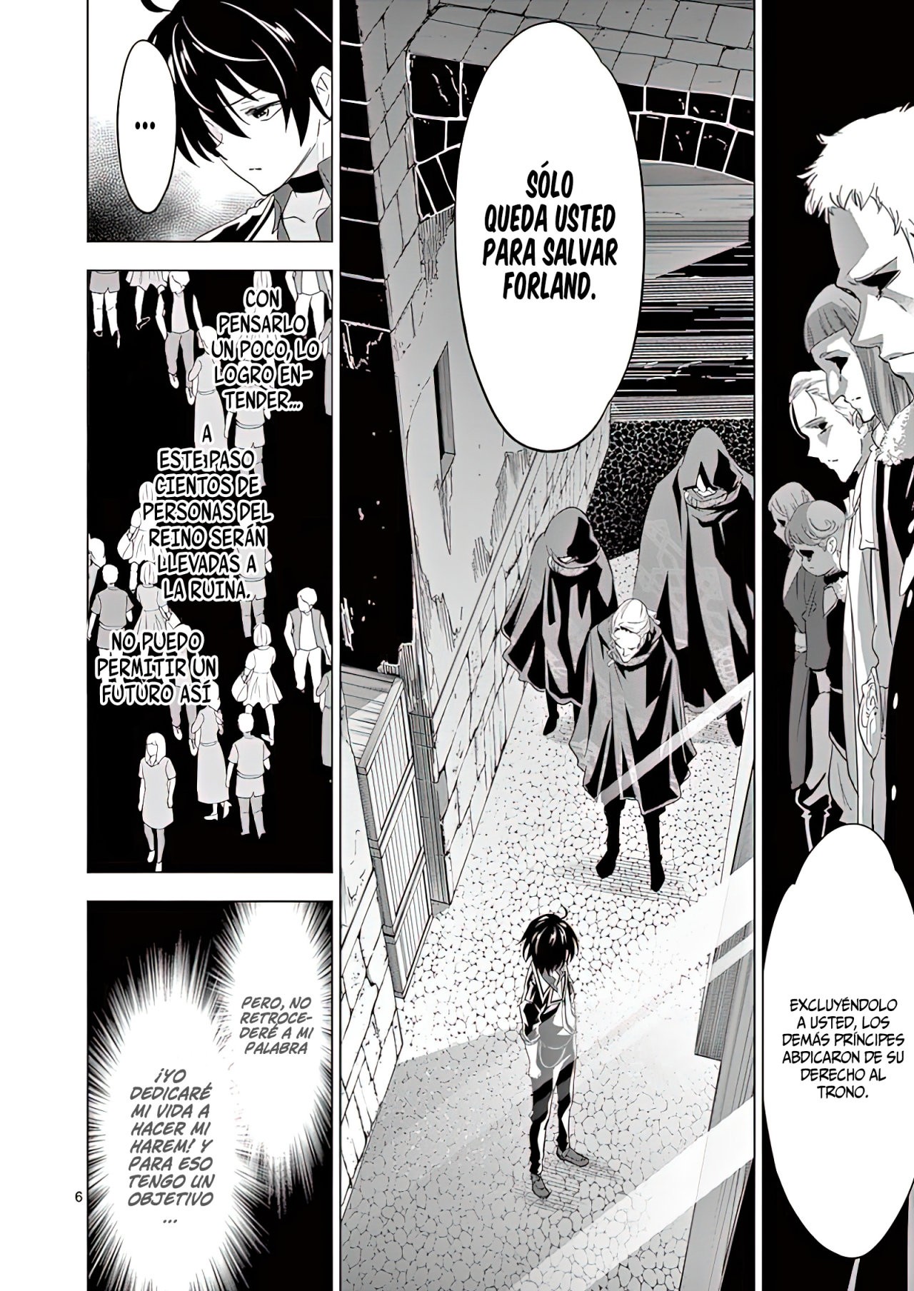 Shijou Saikyou Orc-san no Tanoshii Tanetsuke Harem Zukuri Capitulo 46: El Orco es de la Realeza y prácticamente lo olvidó. página 9