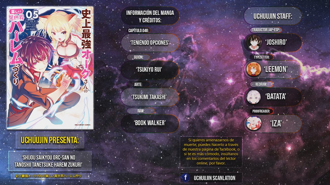 Shijou Saikyou Orc-san no Tanoshii Tanetsuke Harem Zukuri Capitulo 48: Teniendo Opciones. página 2