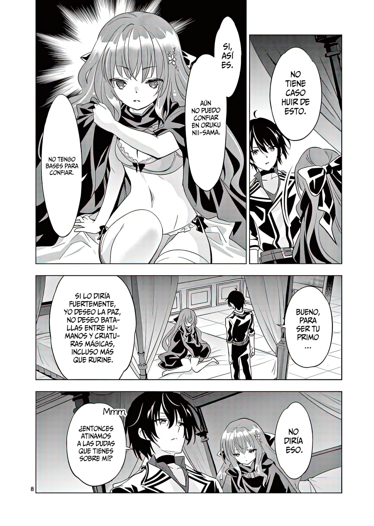 Shijou Saikyou Orc-san no Tanoshii Tanetsuke Harem Zukuri Capitulo 49: Asaltado en la Noche por mi Prima. página 12