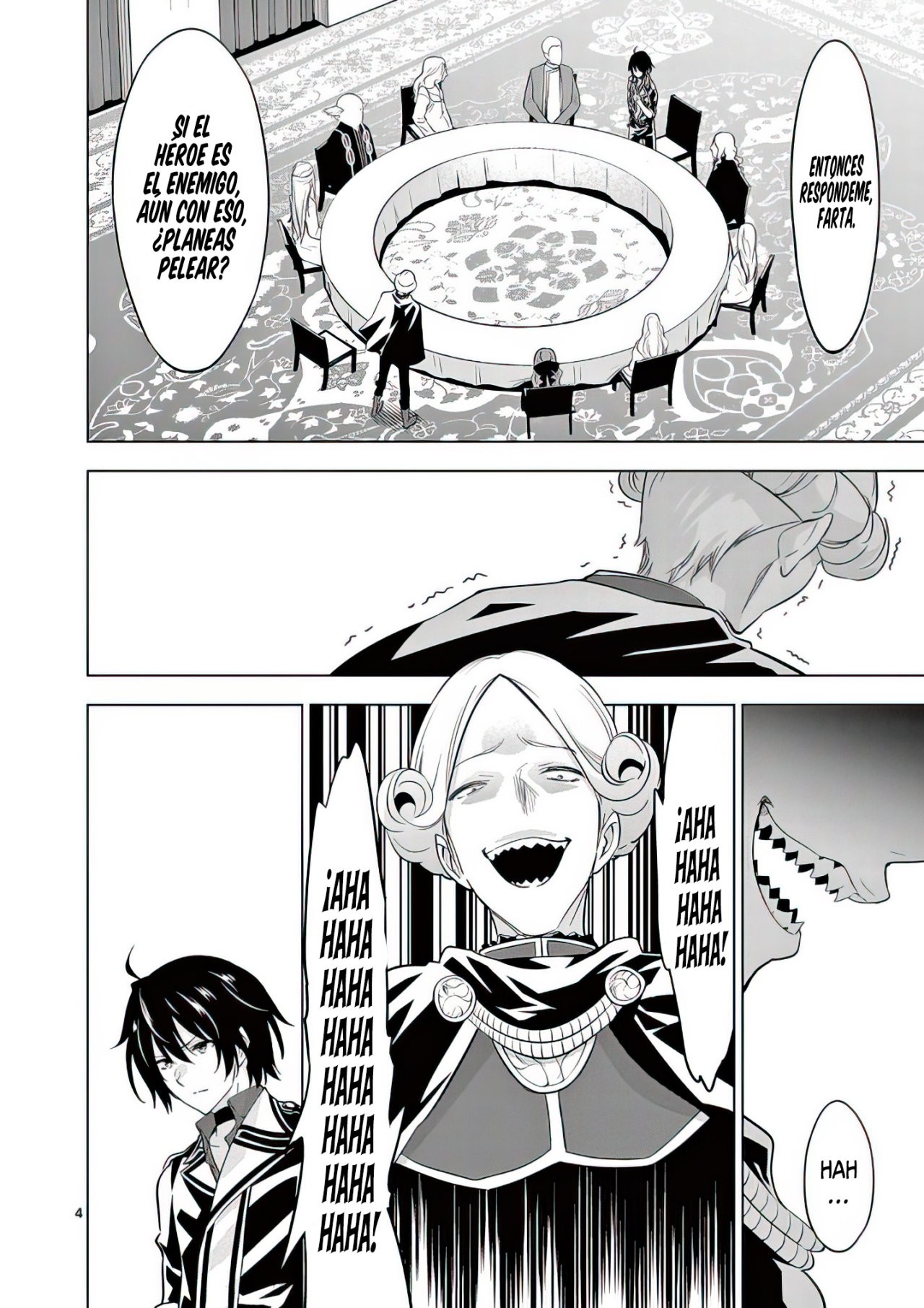 Shijou Saikyou Orc-san no Tanoshii Tanetsuke Harem Zukuri Capitulo 52: El gran Rey lleva en sus brazos su personalidad y sus problemas familiares. página 7