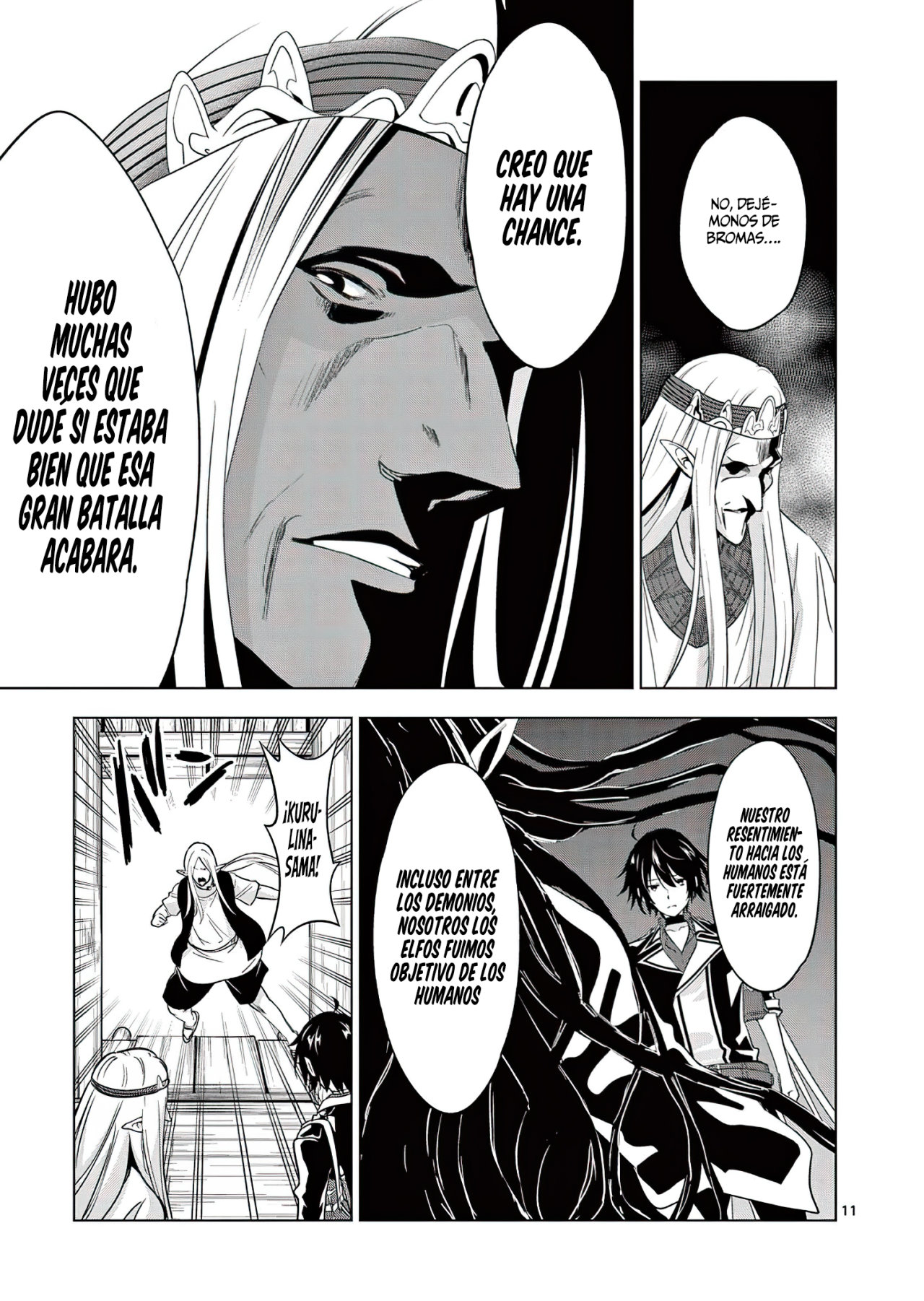 Shijou Saikyou Orc-san no Tanoshii Tanetsuke Harem Zukuri Capitulo 54: Mi primer amor se ha vuelto linda, pero ya tengo esposas más hermosas así que no me importa. página 14