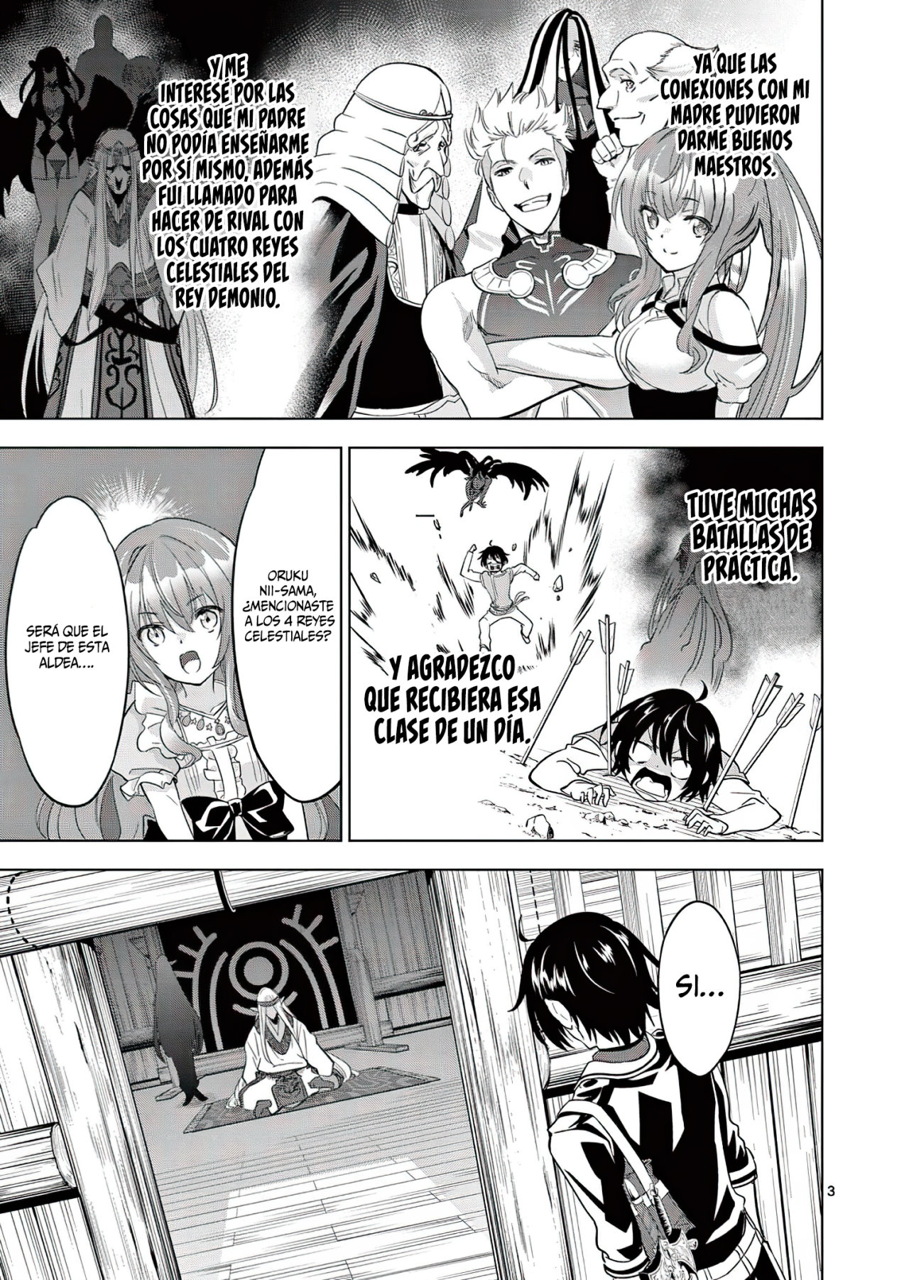 Shijou Saikyou Orc-san no Tanoshii Tanetsuke Harem Zukuri Capitulo 54: Mi primer amor se ha vuelto linda, pero ya tengo esposas más hermosas así que no me importa. página 6