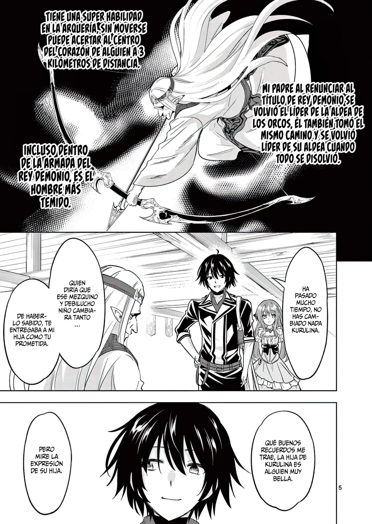 Shijou Saikyou Orc-san no Tanoshii Tanetsuke Harem Zukuri Capitulo 54: Mi primer amor se ha vuelto linda, pero ya tengo esposas más hermosas así que no me importa. página 8
