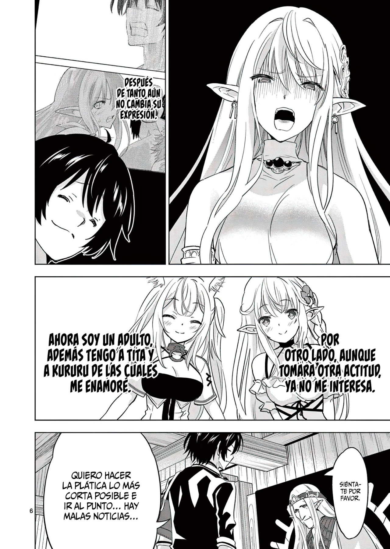 Shijou Saikyou Orc-san no Tanoshii Tanetsuke Harem Zukuri Capitulo 54: Mi primer amor se ha vuelto linda, pero ya tengo esposas más hermosas así que no me importa. página 9