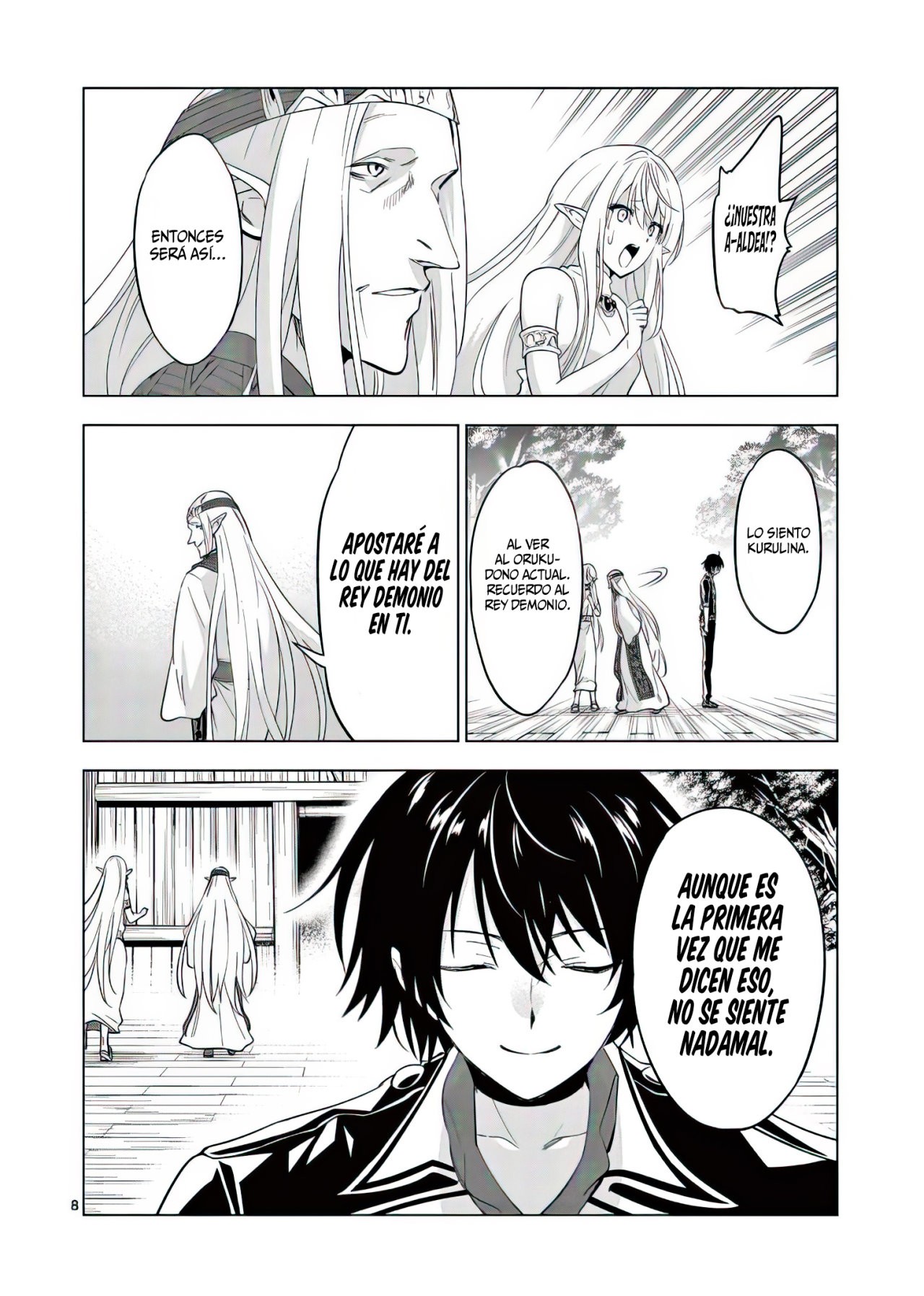Shijou Saikyou Orc-san no Tanoshii Tanetsuke Harem Zukuri Capitulo 55: Los discursos tienen efecto disuadiendo personas, ¿O es lavado de cerebro? página 11