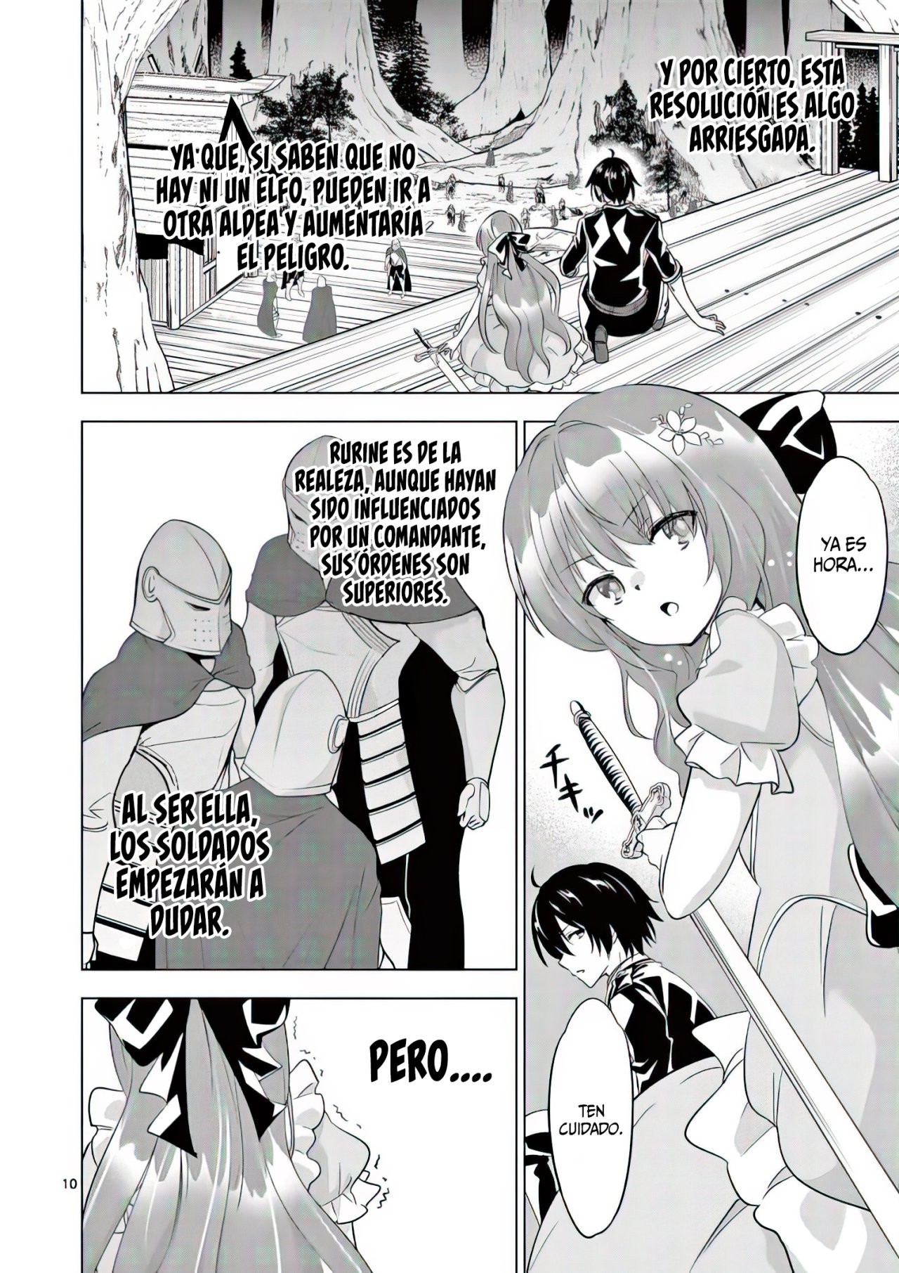 Shijou Saikyou Orc-san no Tanoshii Tanetsuke Harem Zukuri Capitulo 55: Los discursos tienen efecto disuadiendo personas, ¿O es lavado de cerebro? página 13