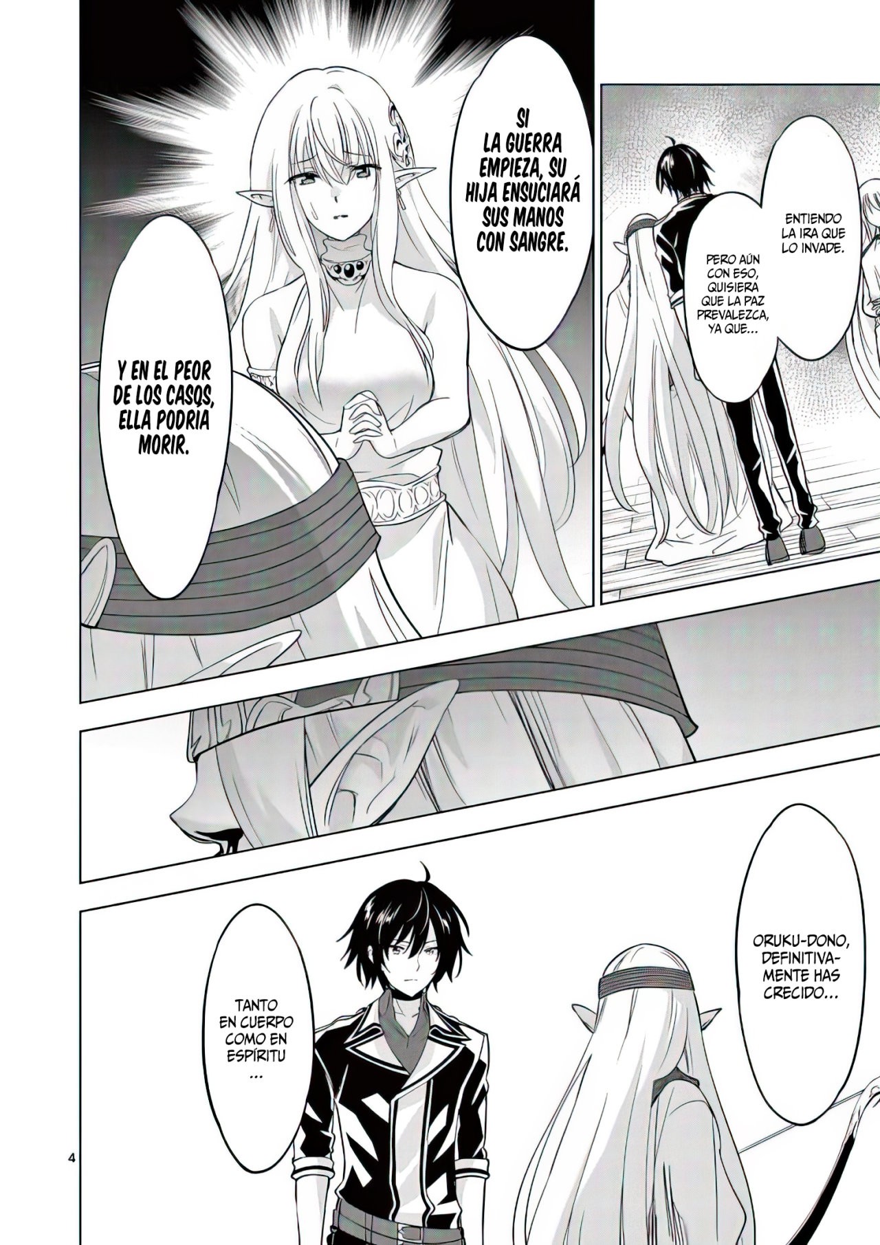 Shijou Saikyou Orc-san no Tanoshii Tanetsuke Harem Zukuri Capitulo 55: Los discursos tienen efecto disuadiendo personas, ¿O es lavado de cerebro? página 7
